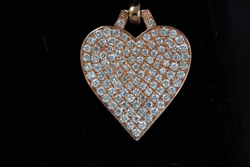 Fashion Pendant, 14K Rose Gold, stock 1188704