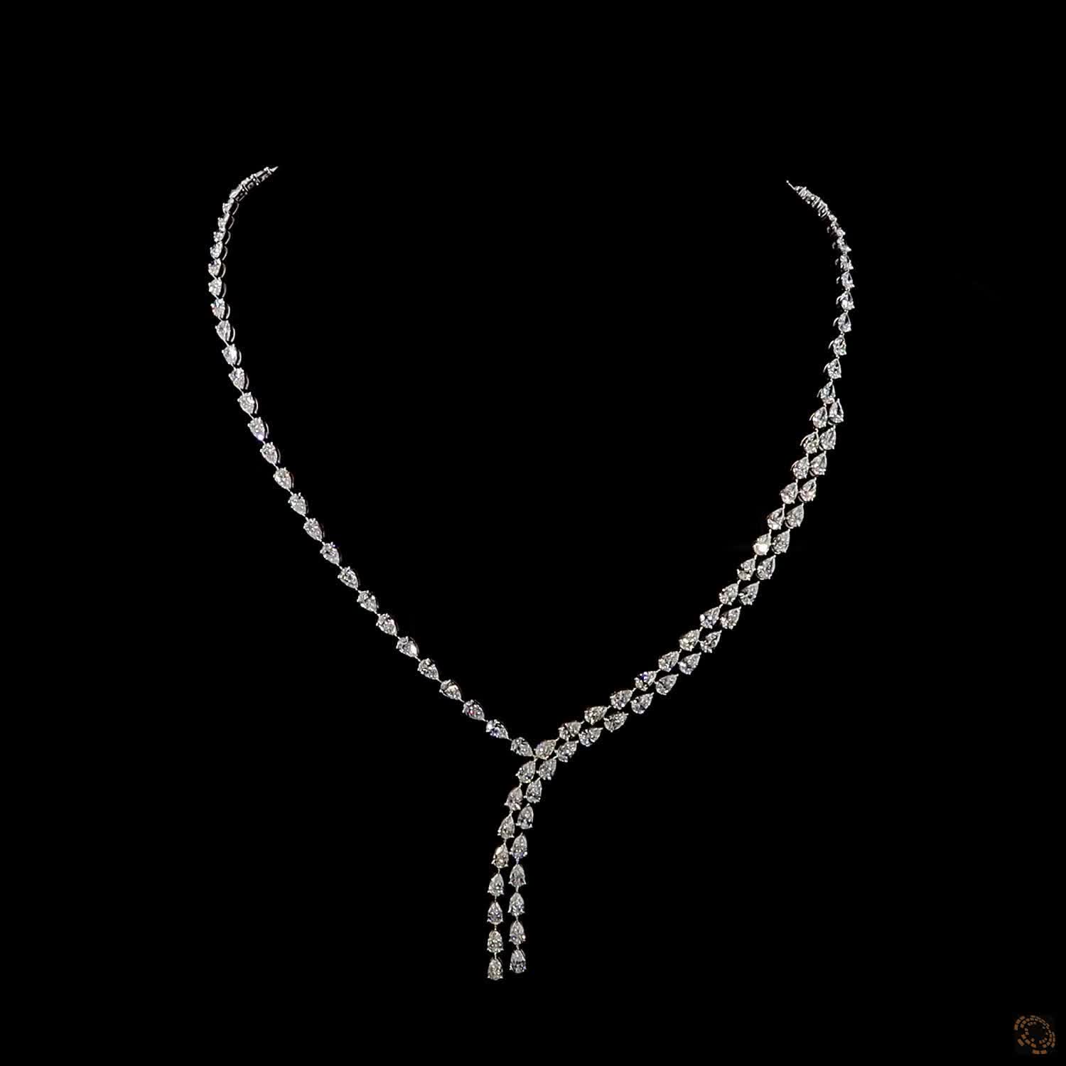 Fashion Necklace, 14K Yellow+White Gold, stock 1560597