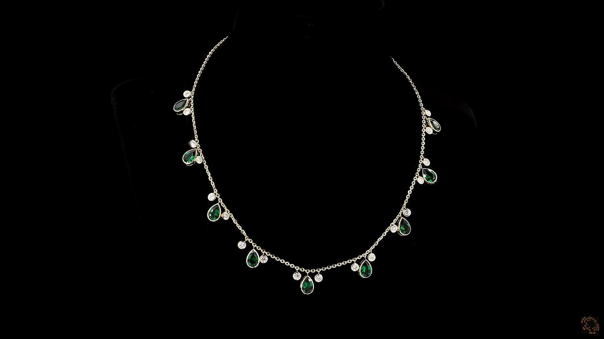 Fashion Necklace, 14K Yellow Gold, stock GD-2481