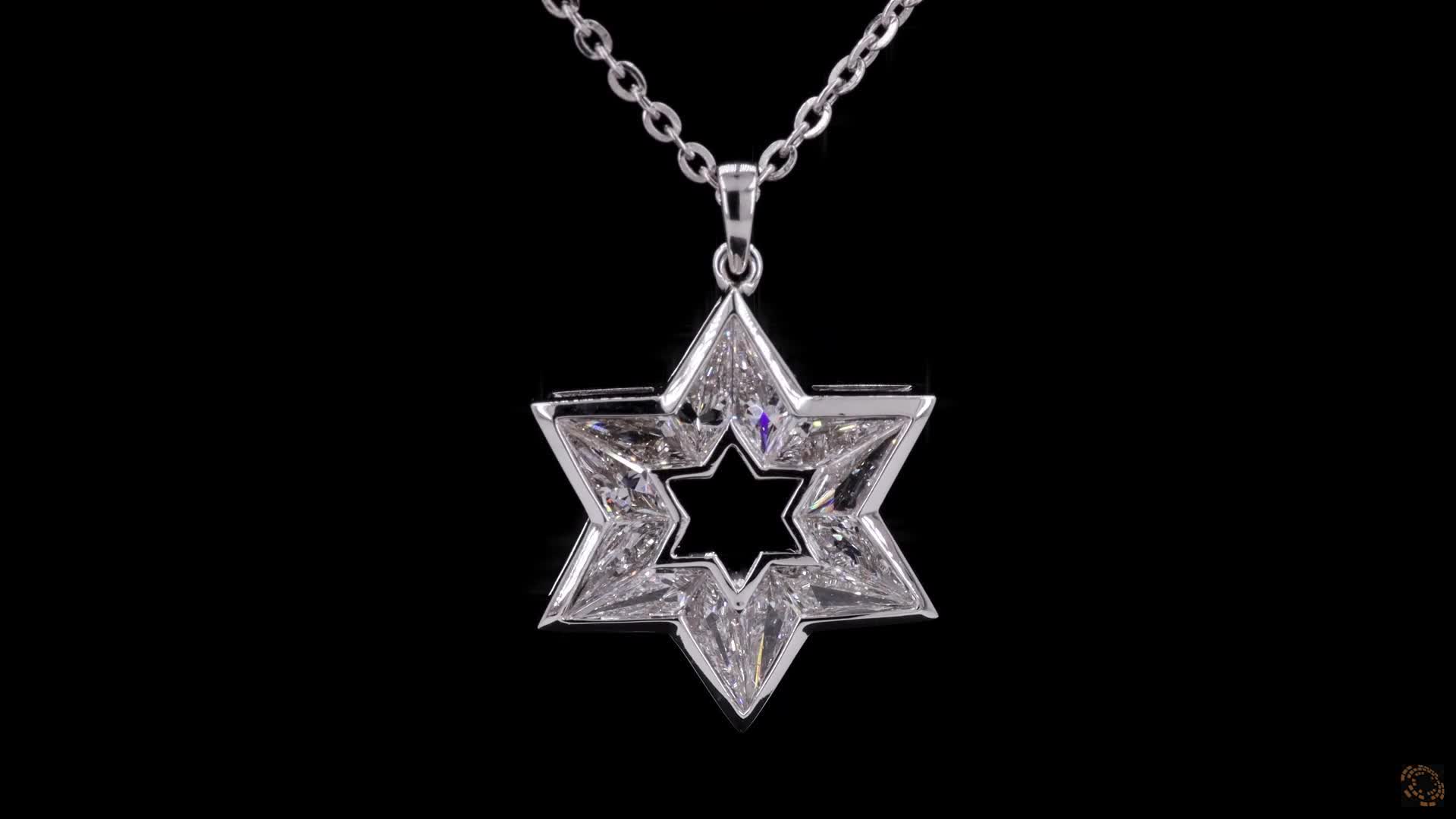 Fashion Pendant, 14K White Gold, stock 1985115