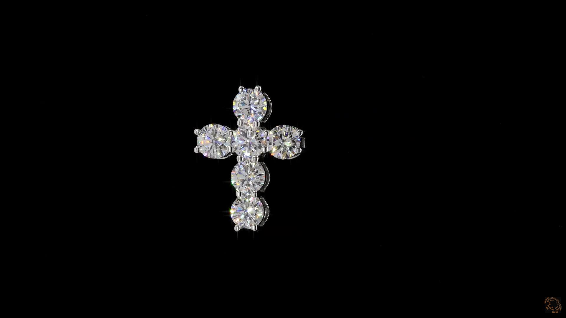 Pendant, 14K White Gold, stock 475248