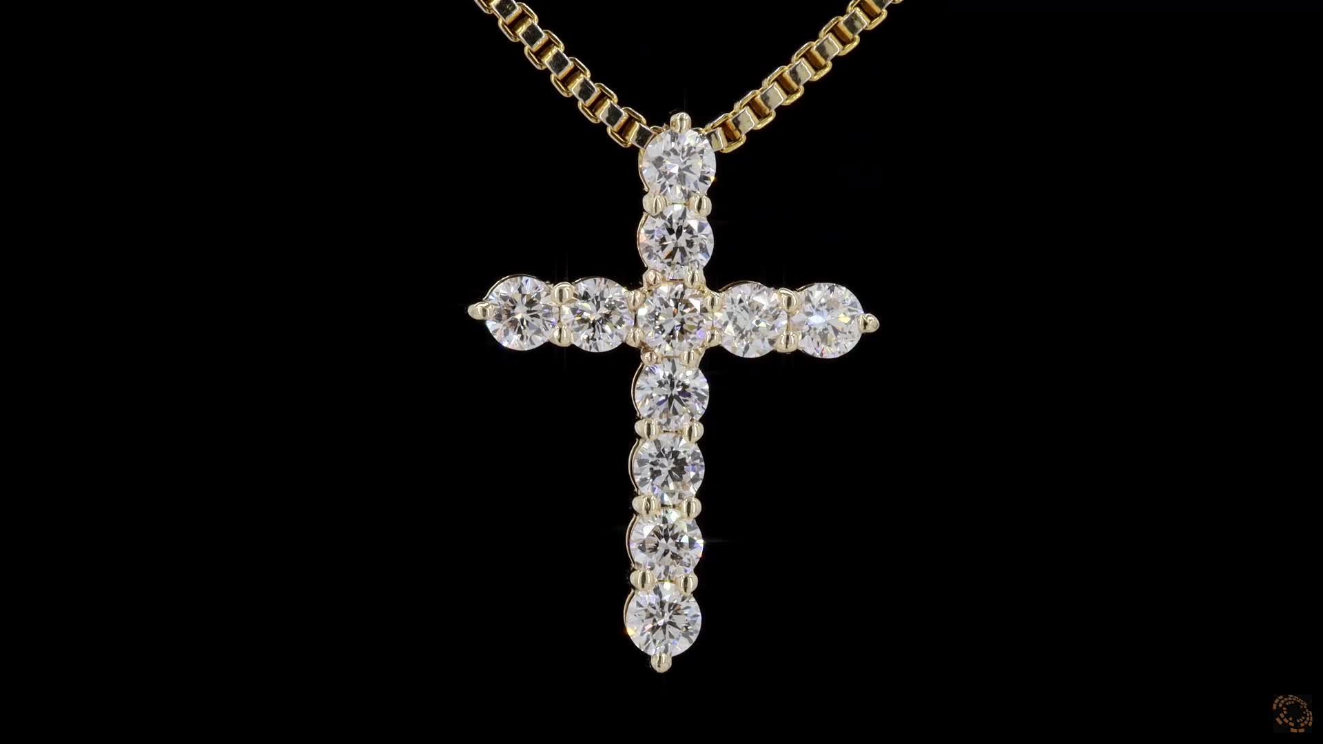 Fashion Pendant, 14K Yellow Gold, stock CR0.5-0.04-Y