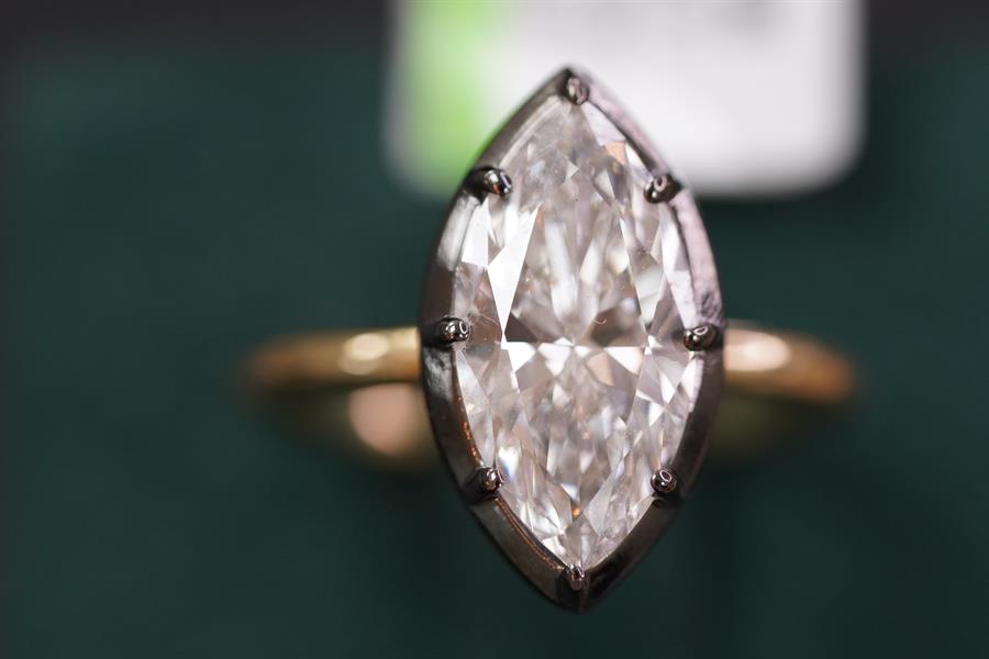 Solitaire Engagement Ring, 14K Yellow Gold, stock 1005583