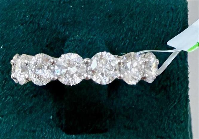 Eternity Band, 14K White Gold, stock 161449