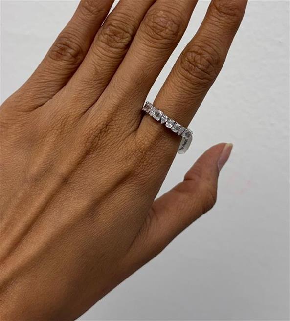 Eternity Band, 14K White Gold, stock 310694