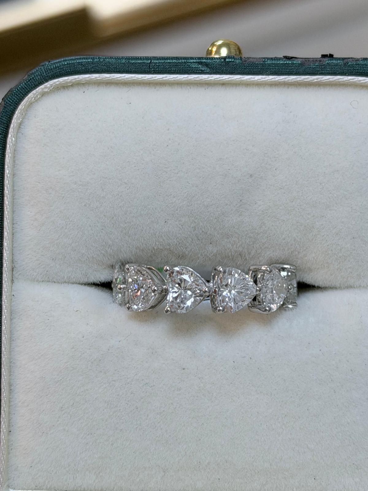 Eternity Band, 14K White Gold, stock 311034