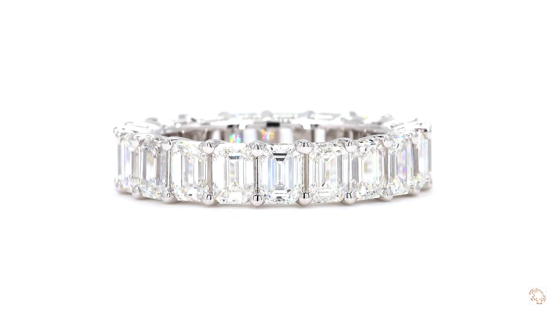 Eternity Band, 14K White Gold, stock EBE-0.5-W6.5