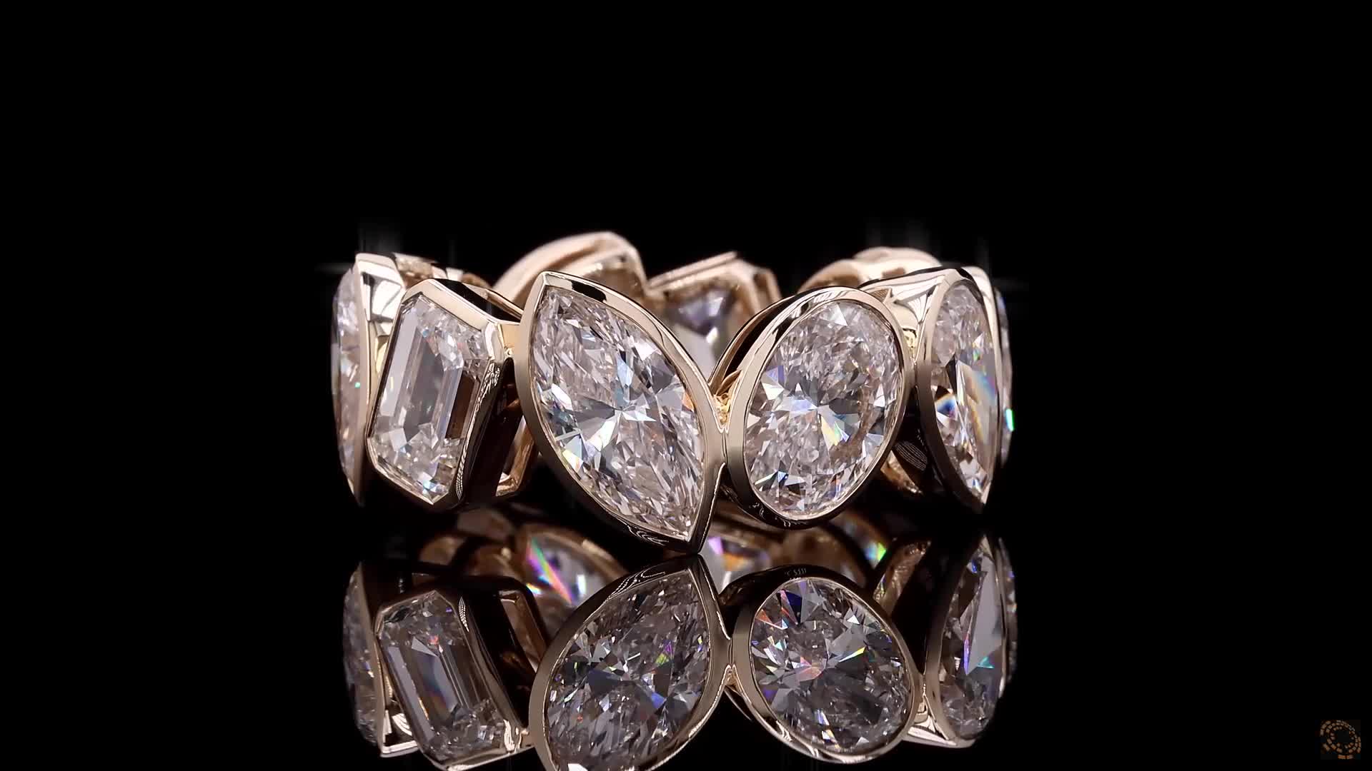 Eternity Band, 14K Yellow Gold, stock EBZM11-Y6.5