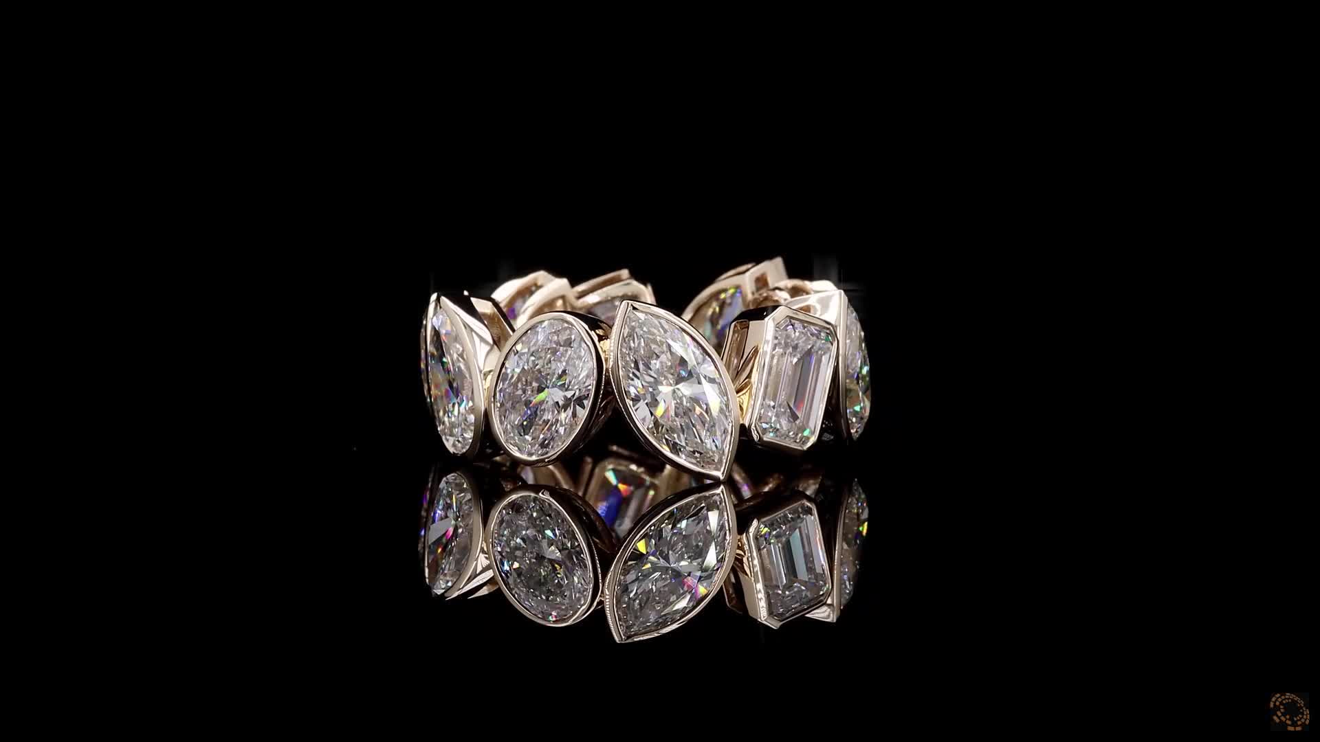 Eternity Band, 14K Yellow Gold, stock EBZM11-Y7