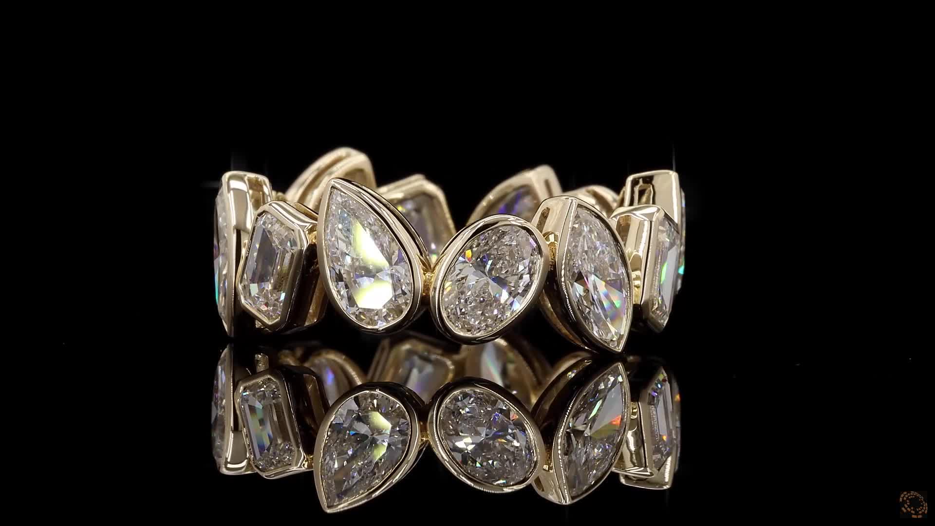 Eternity Band, 14K Yellow Gold, stock EBZM5-Y7