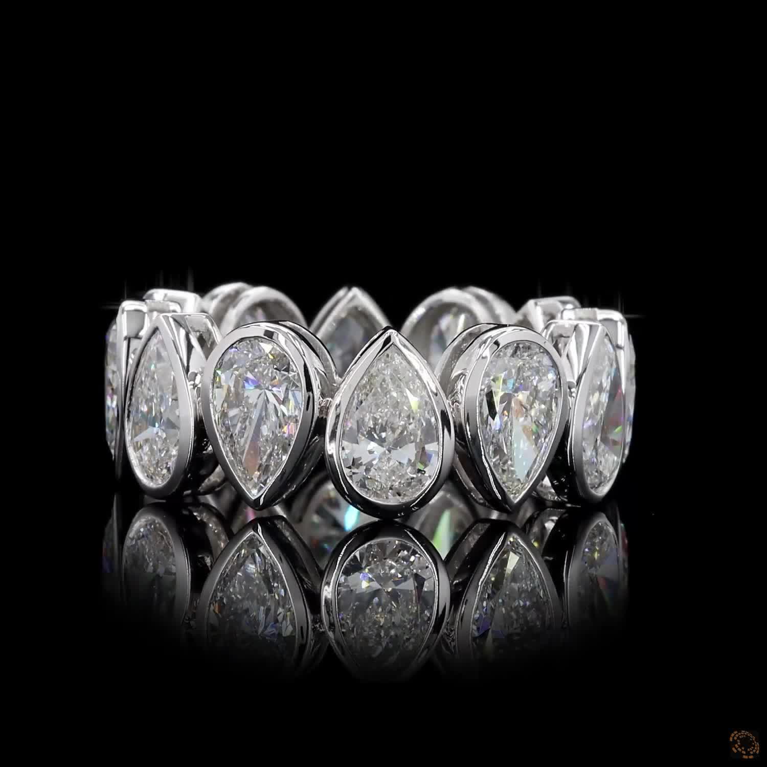 Eternity Band, 14K White Gold, stock EBZPS7-W7
