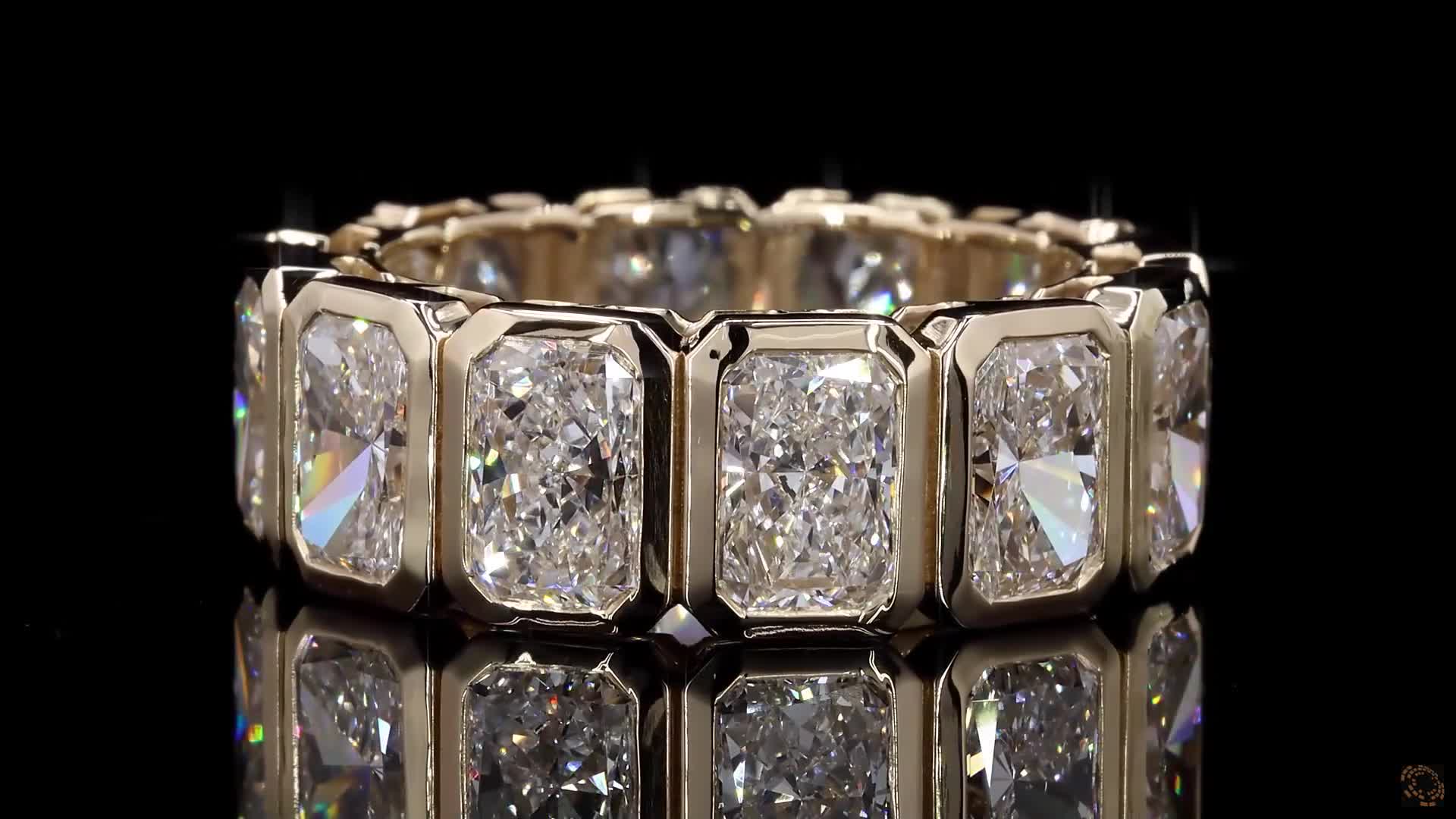 Eternity Band, 14K Yellow Gold, stock EBZRA5-Y6.5