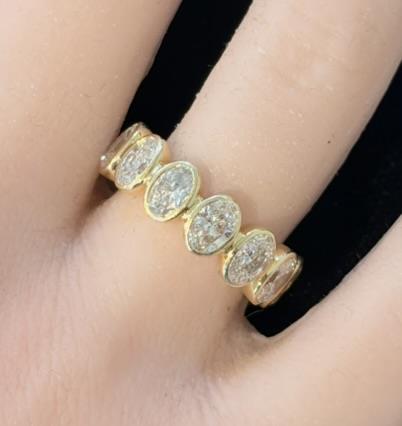 Eternity Band, 14K Yellow Gold, stock ENG00109