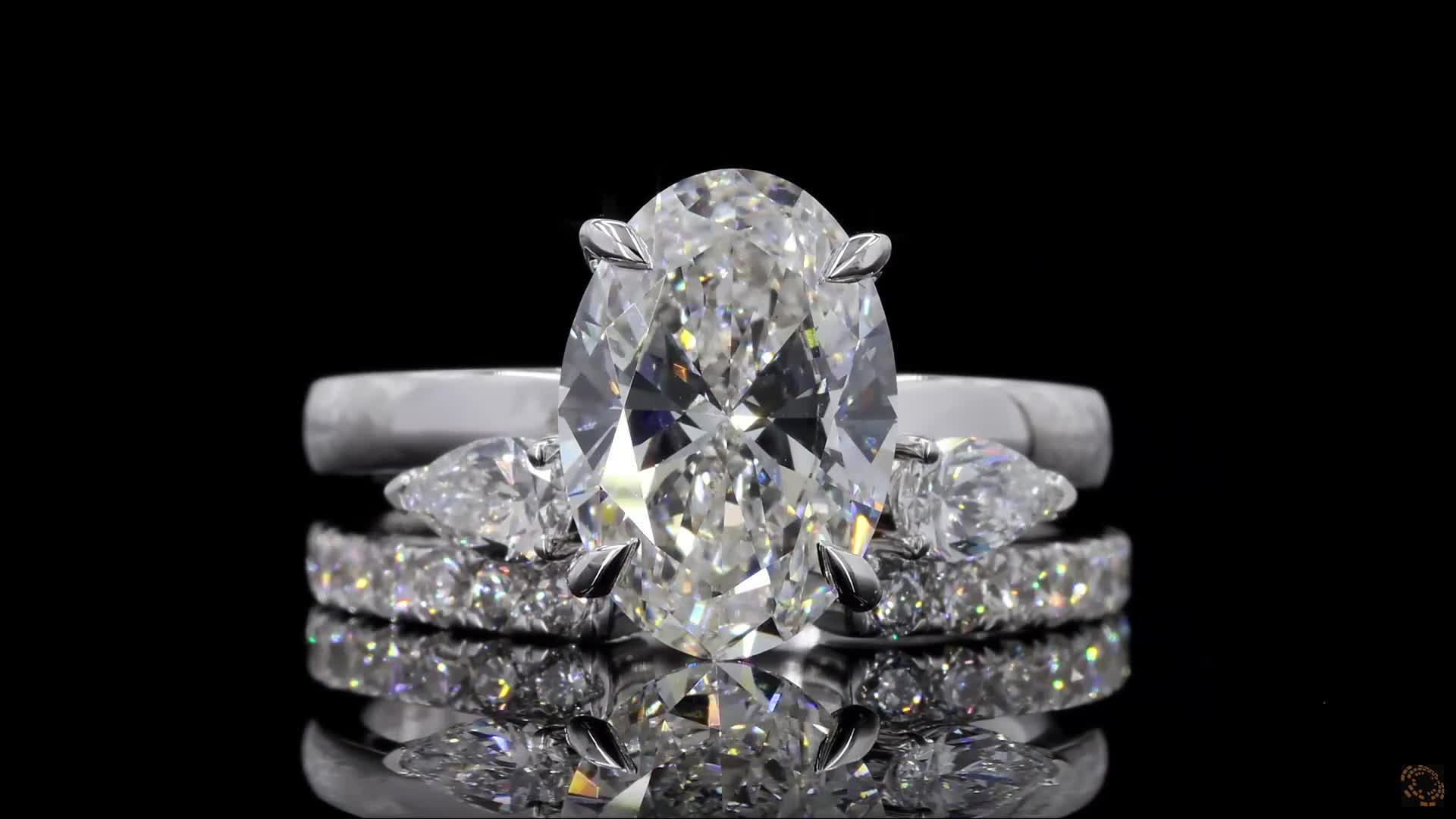 Fashion Engagement Ring, 14K White Gold, stock 1976335