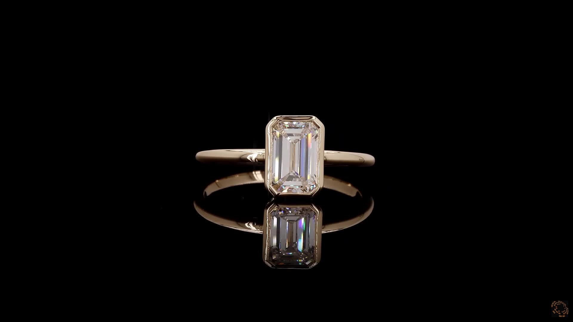 Solitaire Engagement Ring, 14K Yellow Gold, stock 2016847