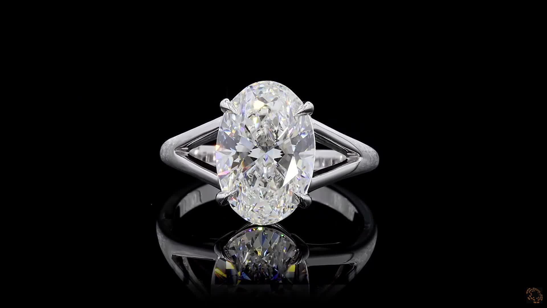 Solitaire Engagement Ring, 14K White Gold, stock 2016833
