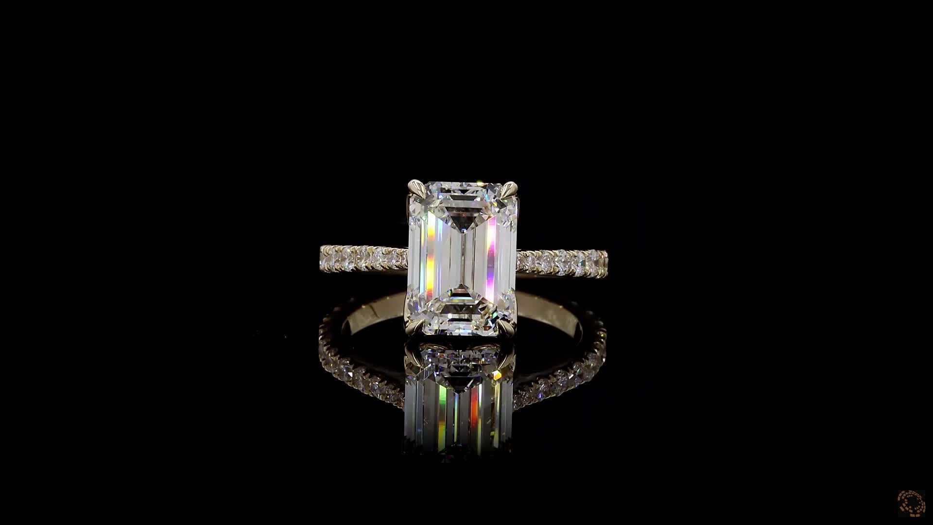 Solitaire Engagement Ring, 14K Yellow Gold, stock 2017799