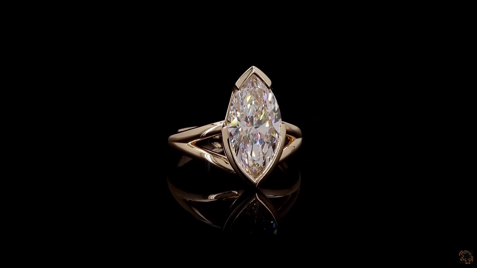 Solitaire Engagement Ring, 14K Yellow Gold, stock 2016844