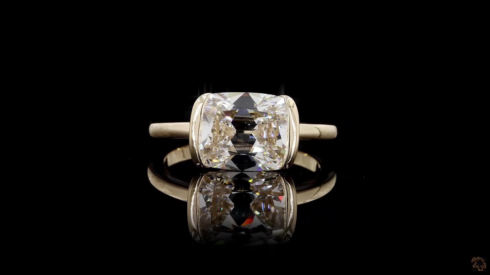 Solitaire Engagement Ring, 14K Yellow Gold, stock 2016837