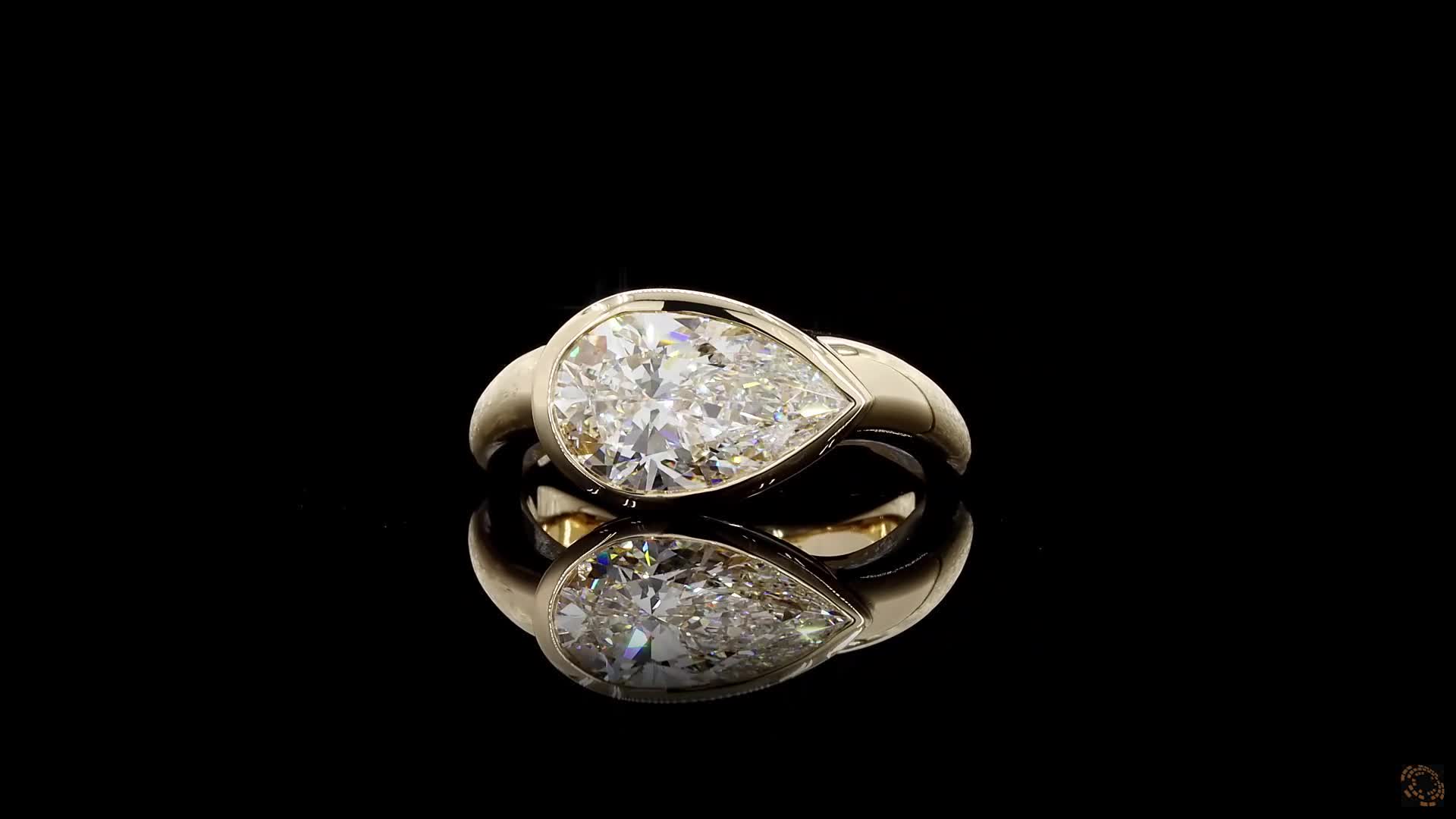 Solitaire Engagement Ring, 14K Yellow Gold, stock 2016830