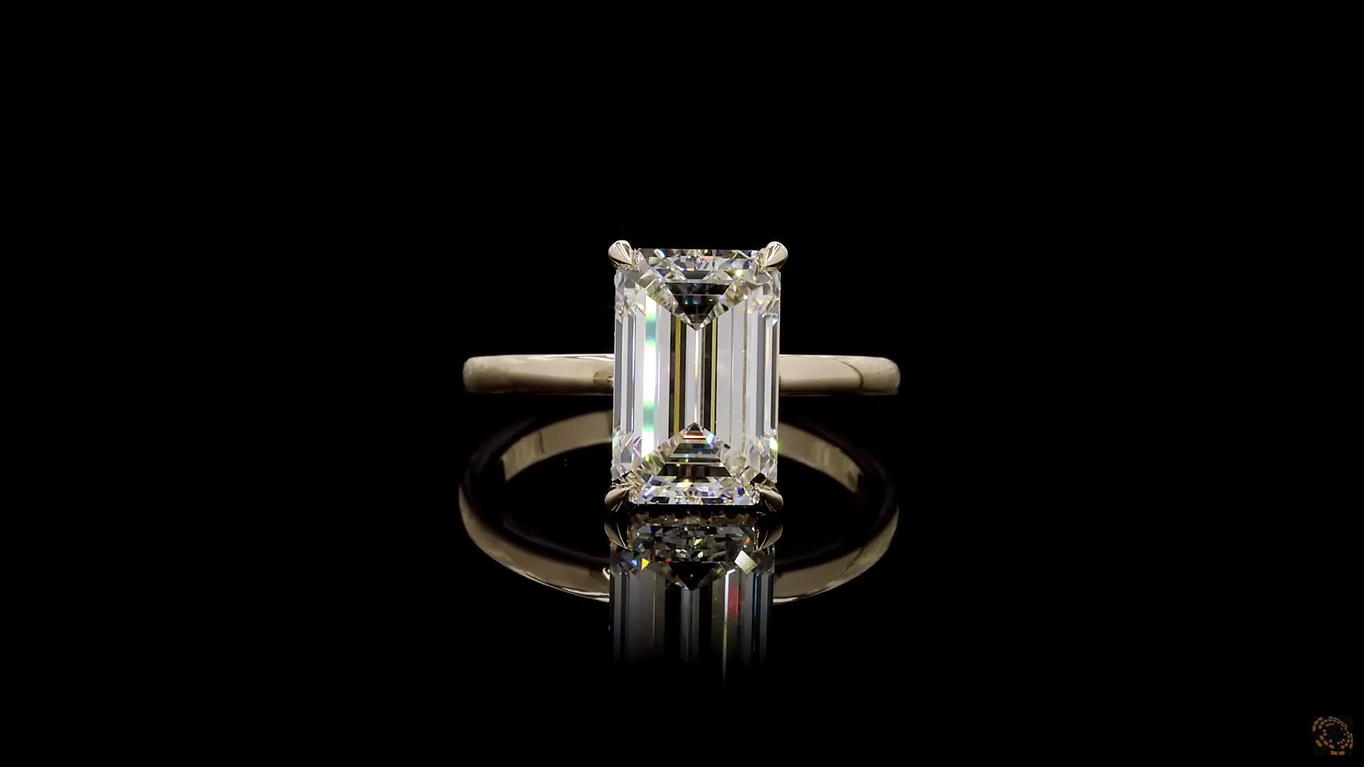 Solitaire Engagement Ring, 14K Yellow Gold, stock 2017808