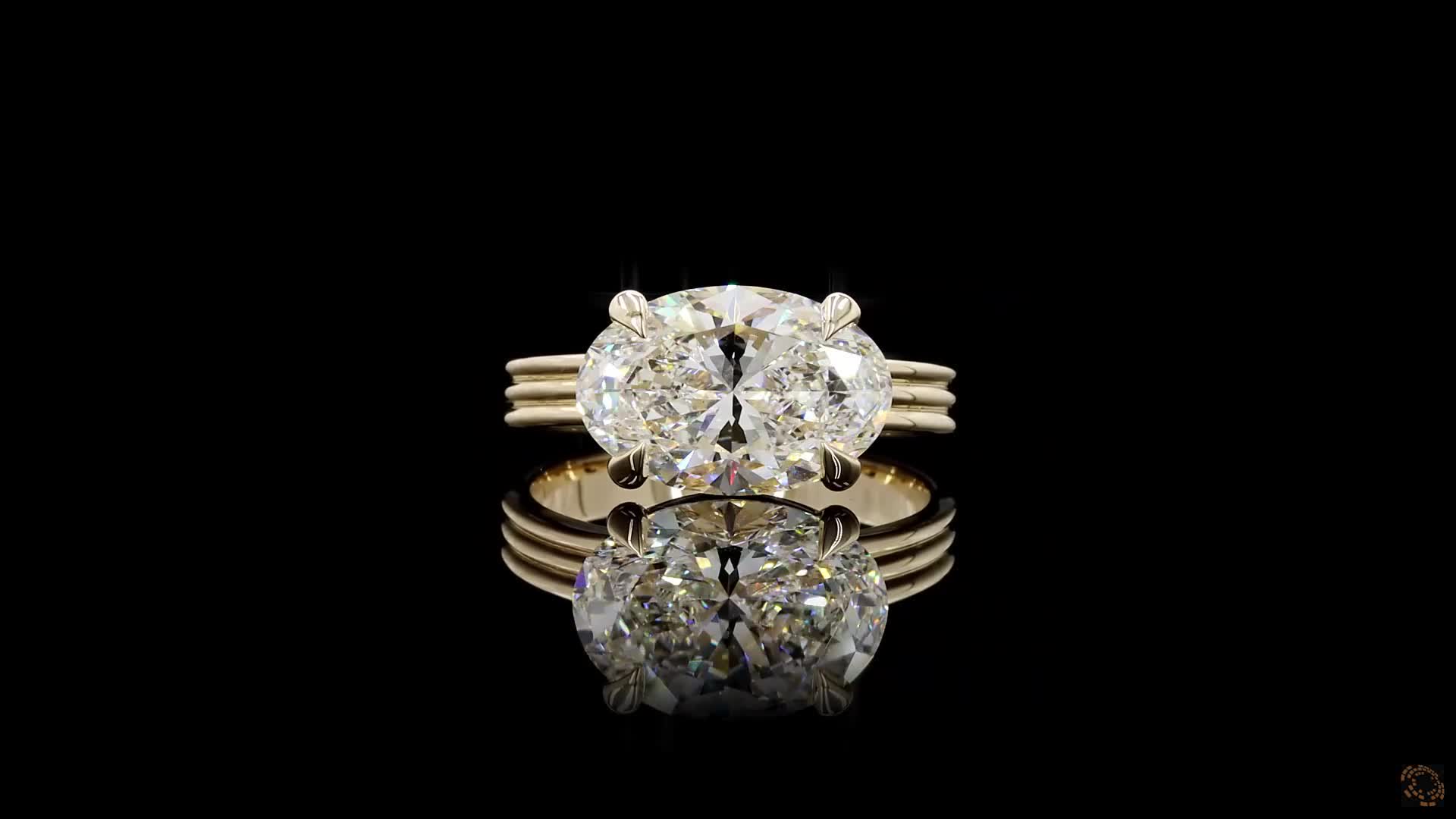 Solitaire Engagement Ring, 14K Yellow Gold, stock 2017803