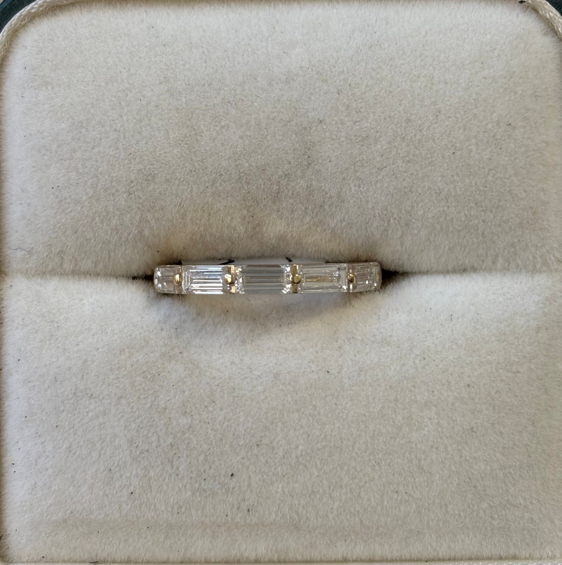 Eternity Band, 14K Yellow Gold, stock Eng00404