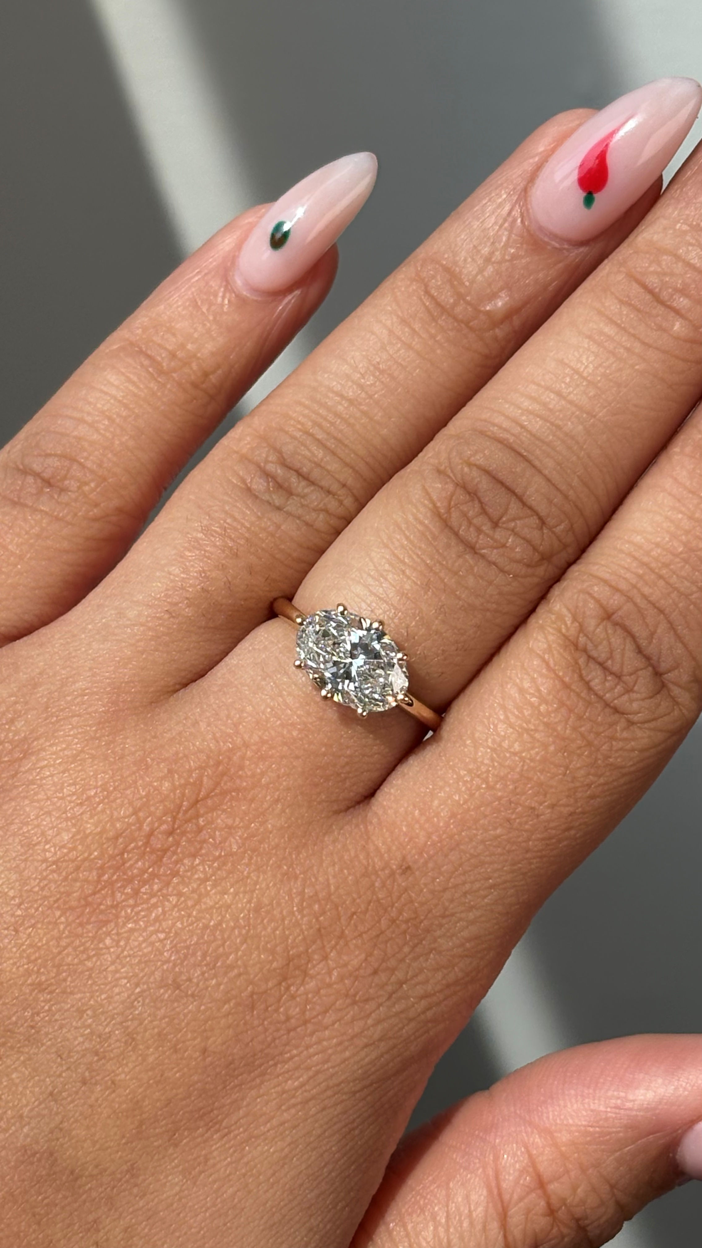 Engagement Ring, 14K Yellow Gold, stock Eng00721