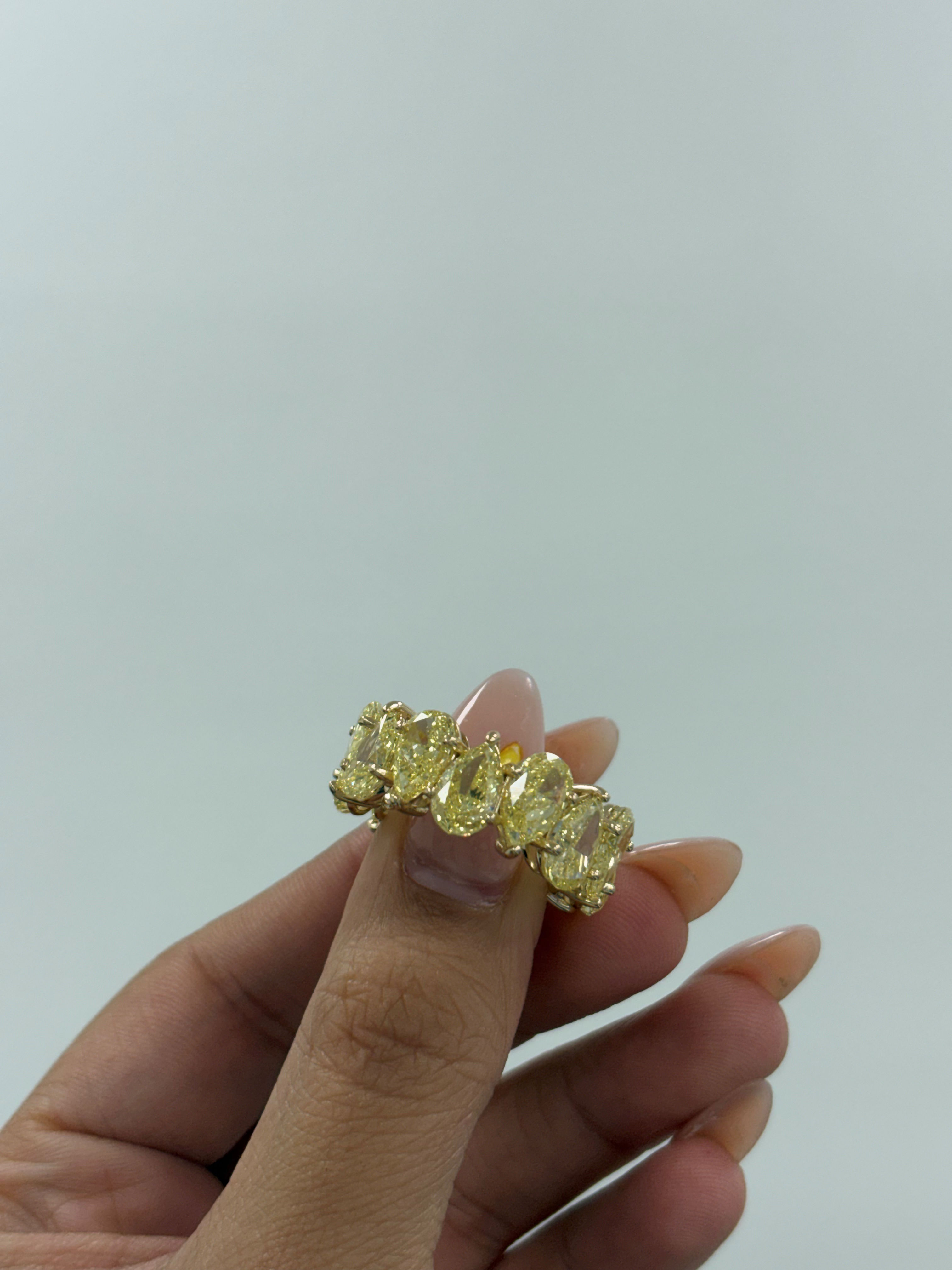 Eternity Band, 14K Yellow Gold, stock Eng00770