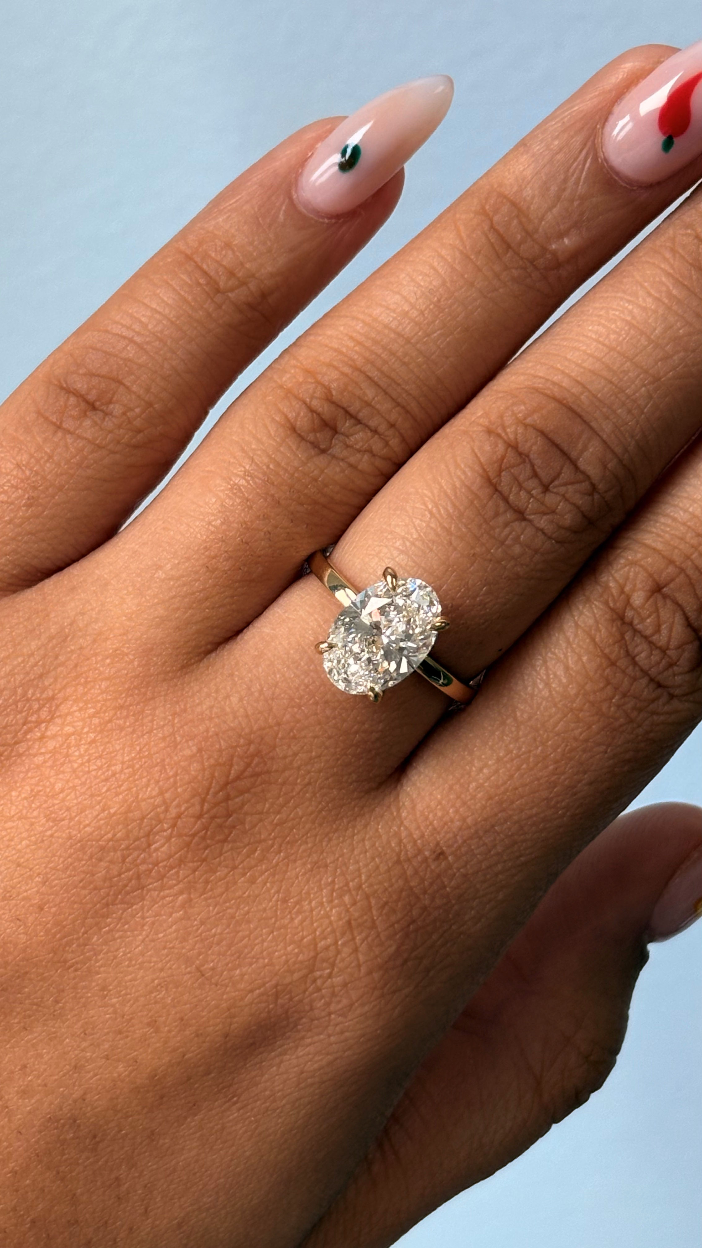 Engagement Ring, 14K Yellow Gold, stock Engr00030