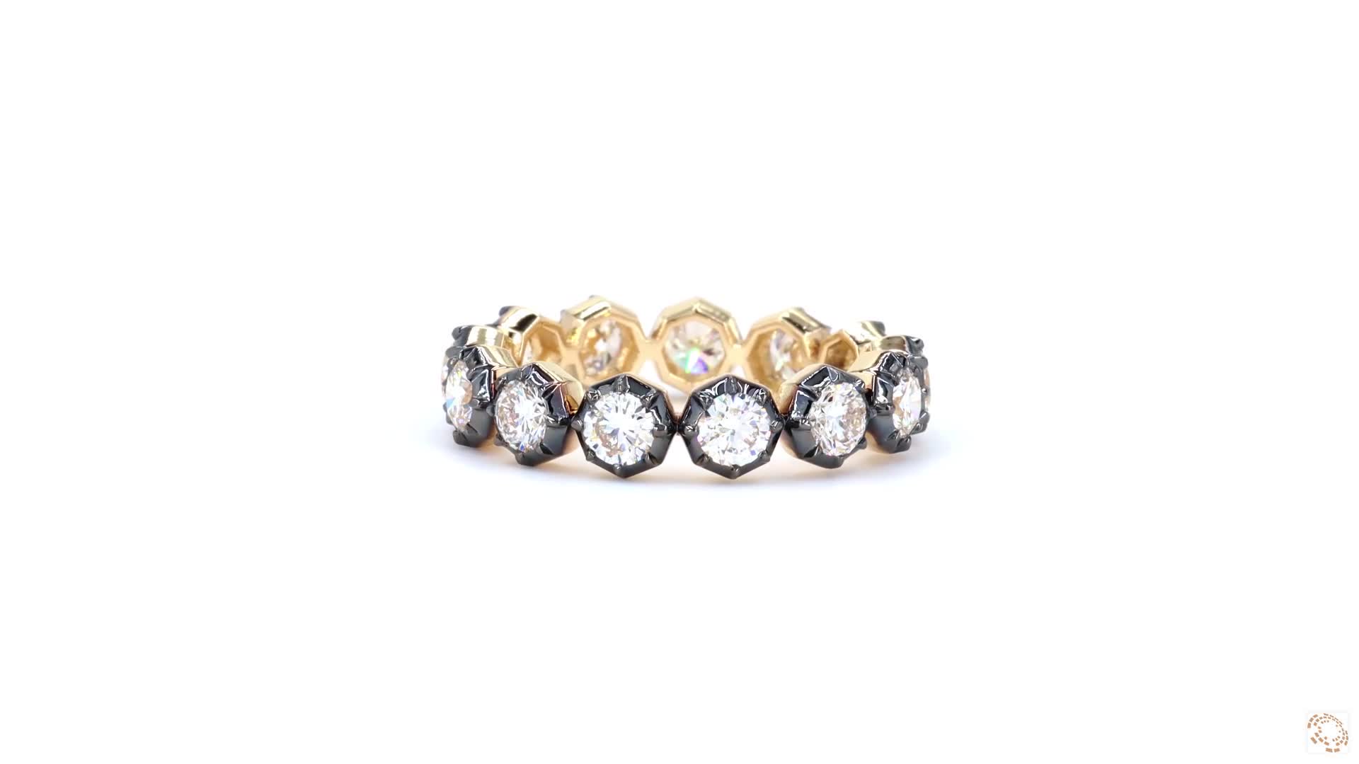 Eternity Band, 14K Yellow Gold, stock 1976256