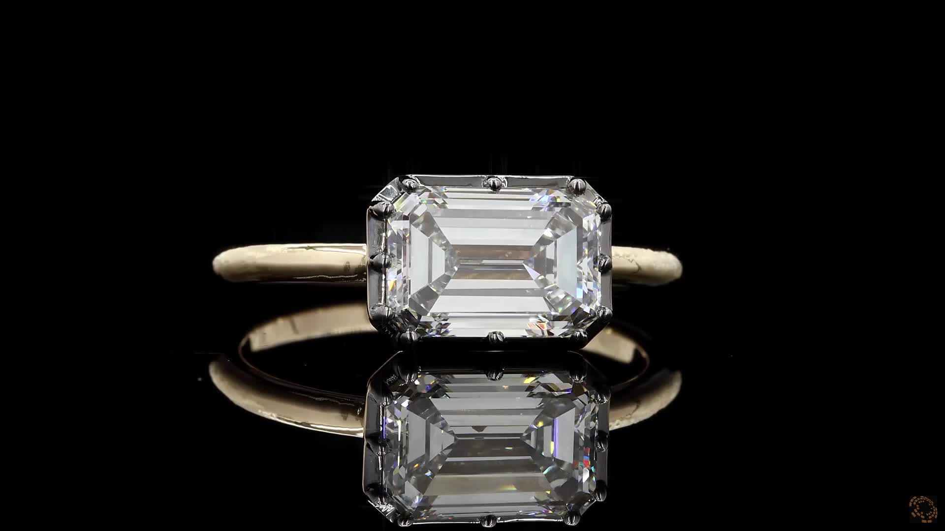 Fashion Engagement Ring, 14K Yellow Gold, stock 1409445