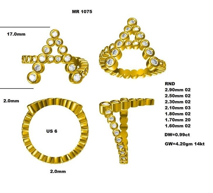 Eternity Band, 14K Yellow Gold, stock WB00064