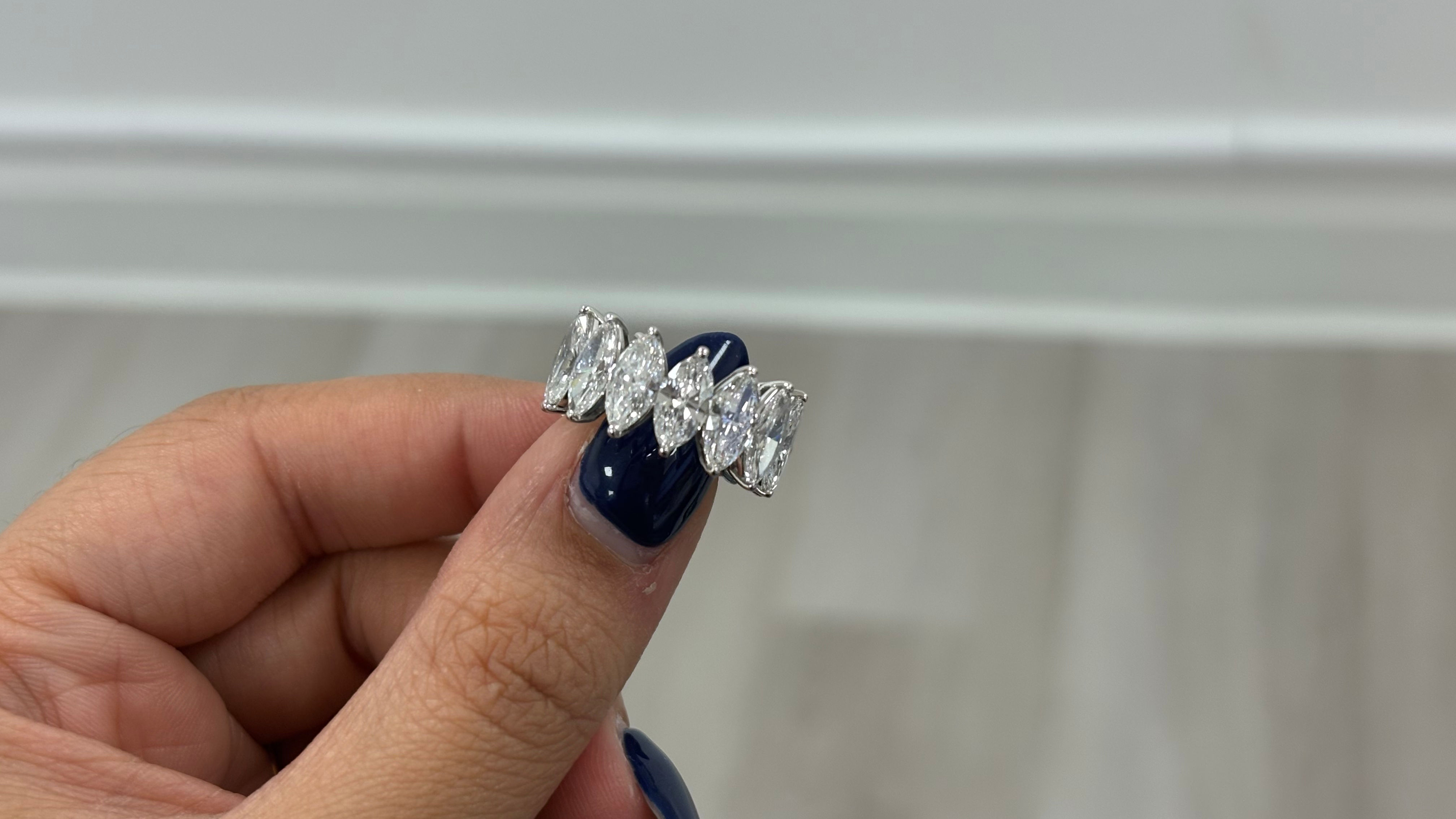 Eternity Band, 14K White Gold, stock WB00165
