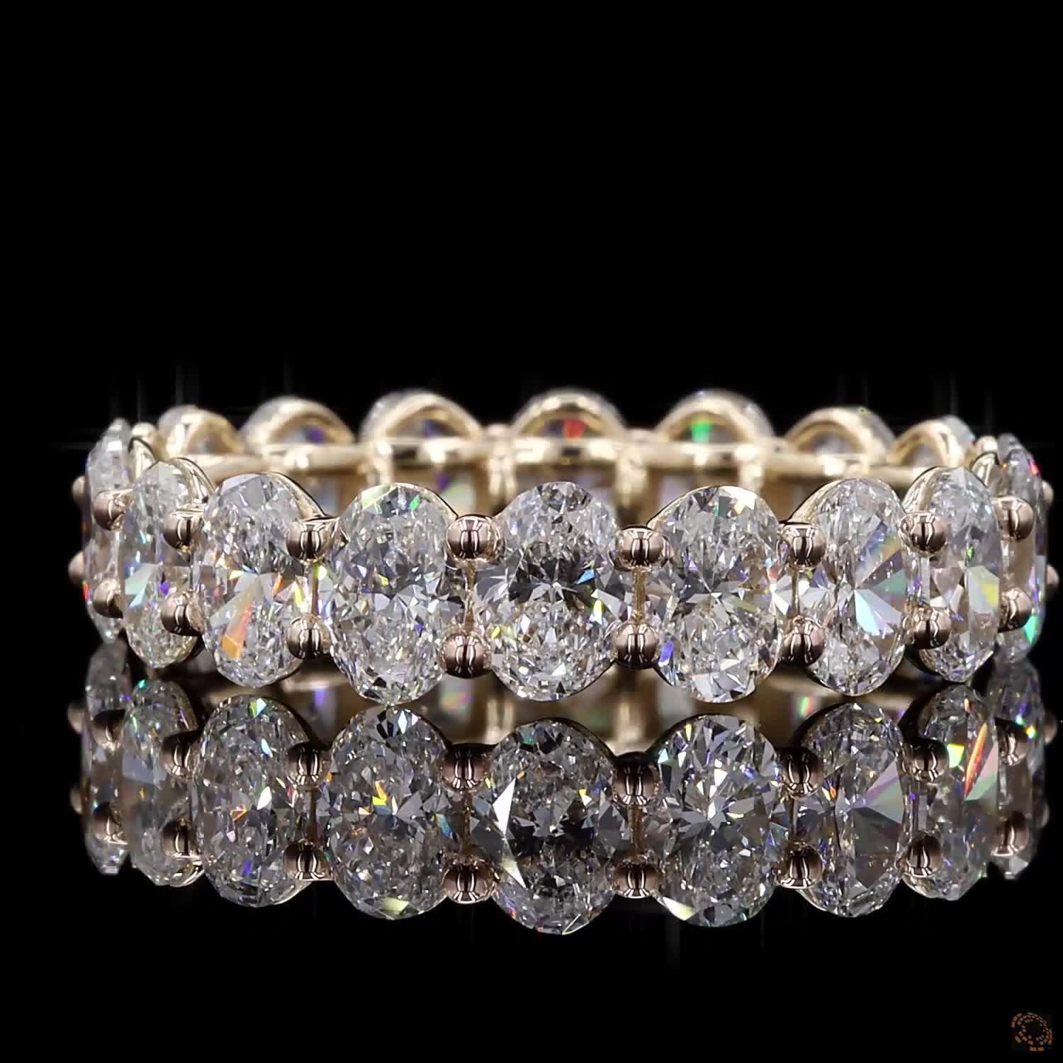 Eternity Band, 14K Yellow Gold, stock EBO-0.15-Y5