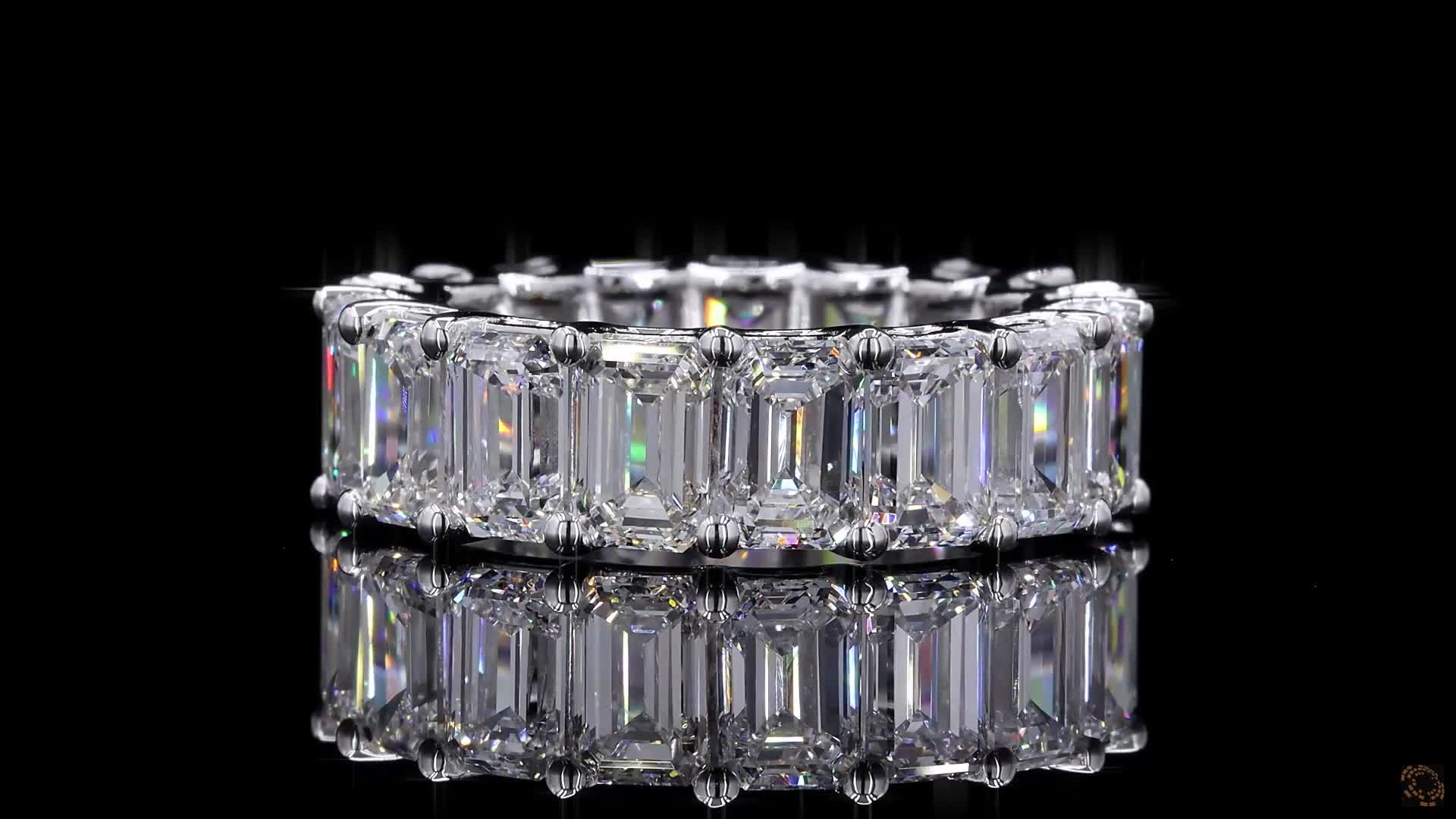Eternity Band, 14K White Gold, stock EBE-0.4-W6