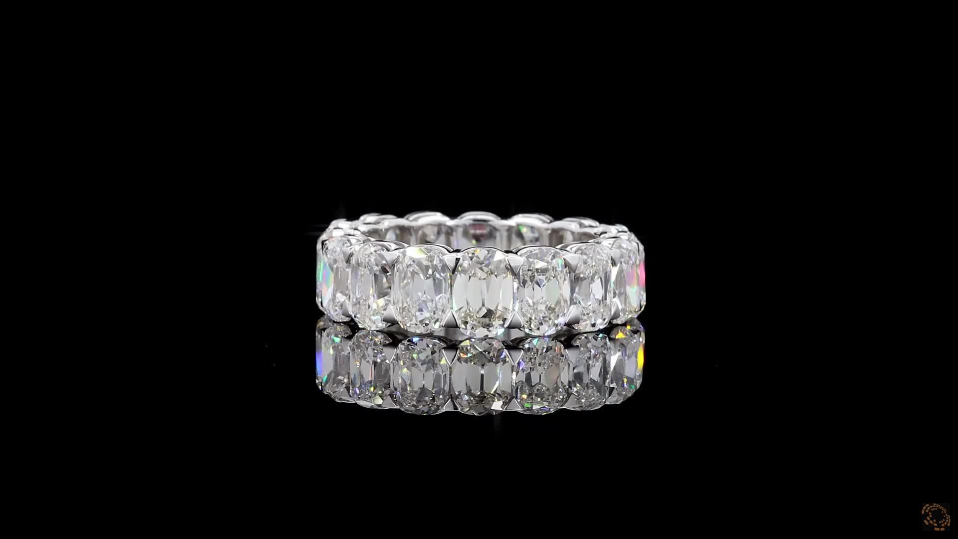 Eternity Band, 14K White Gold, stock EBOM-0.5-W6