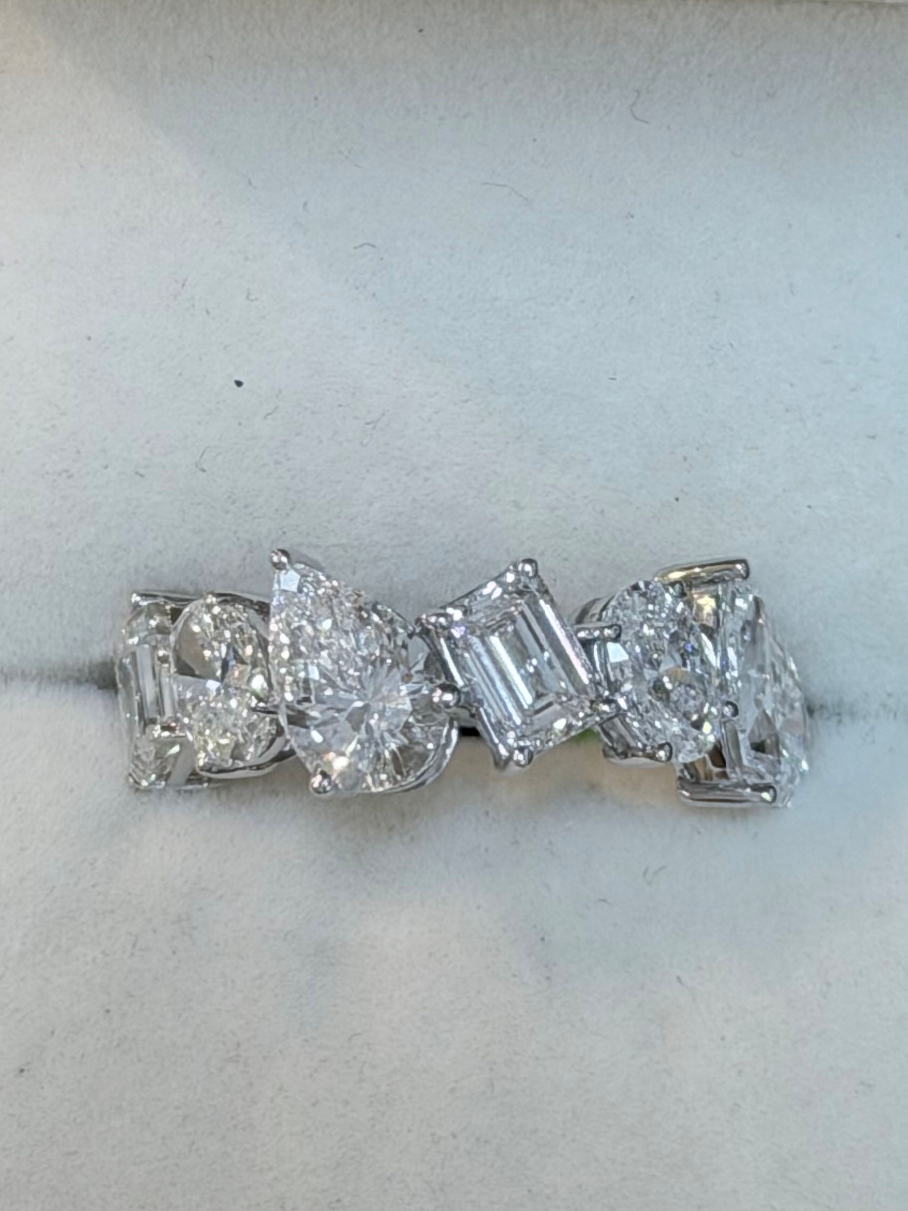 Eternity Band, 14K White Gold, stock WB00134