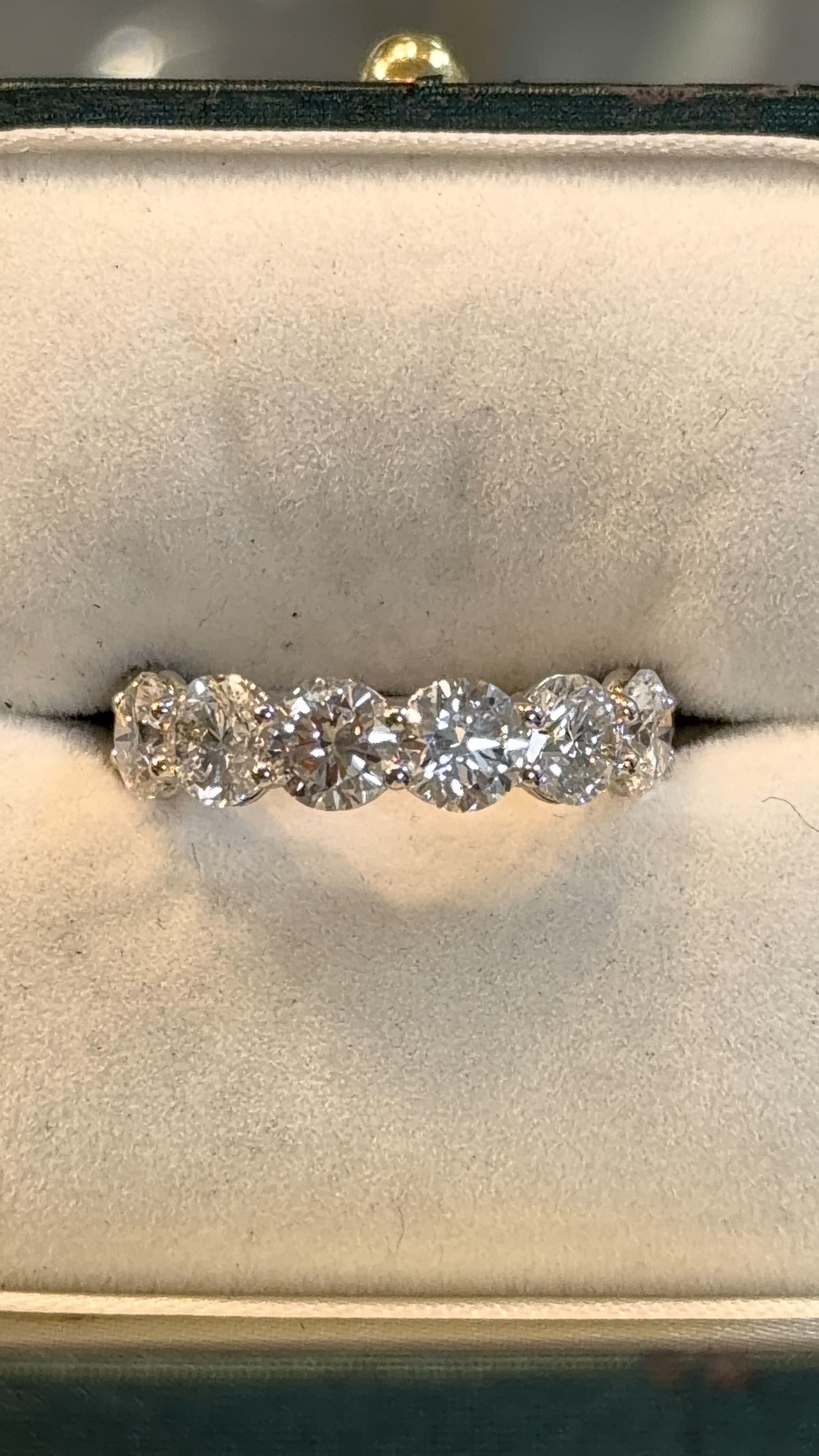 Eternity Band, 14K White Gold, stock WB00138