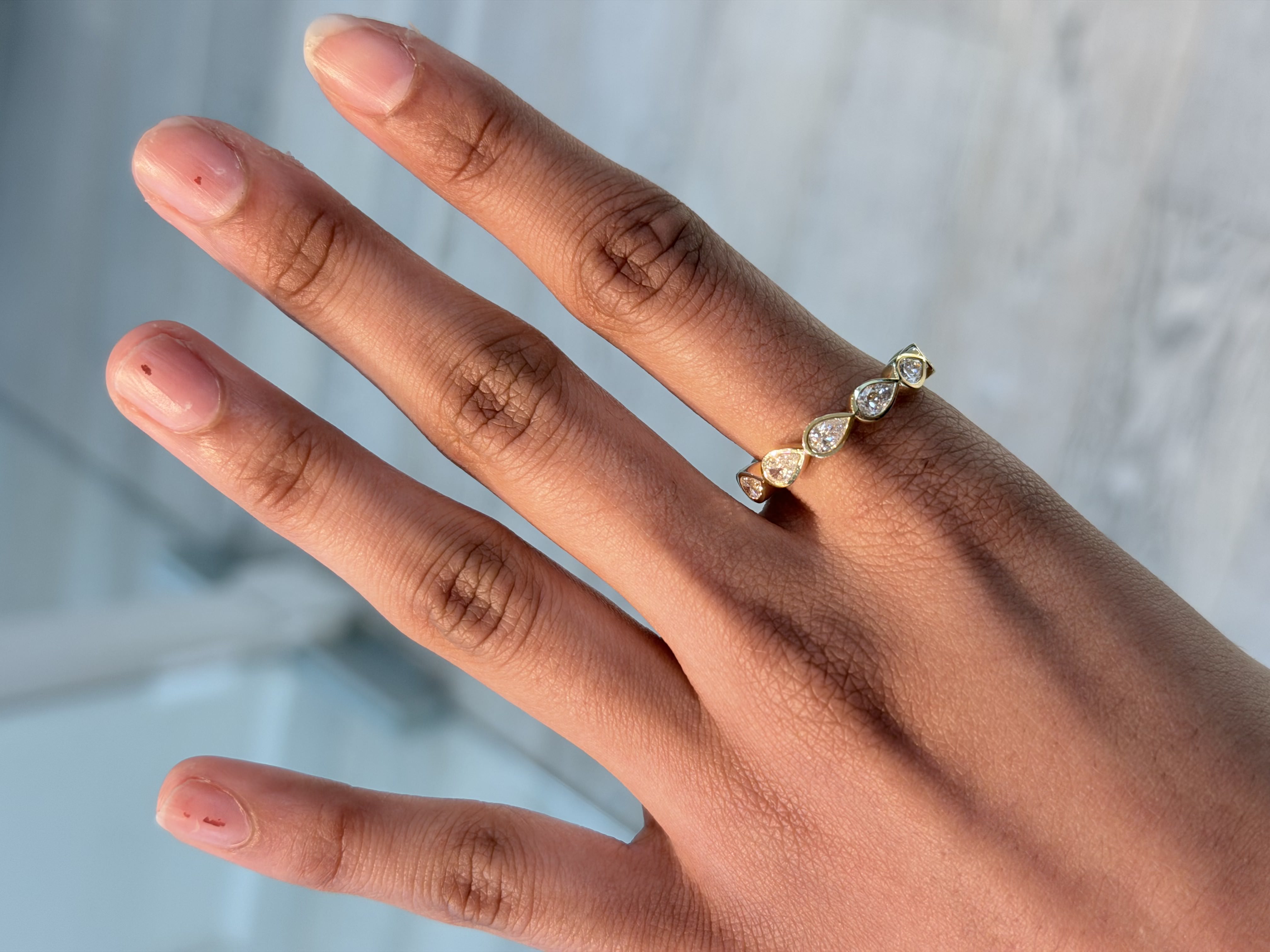 Eternity Band, 14K Yellow Gold, stock Wb00182