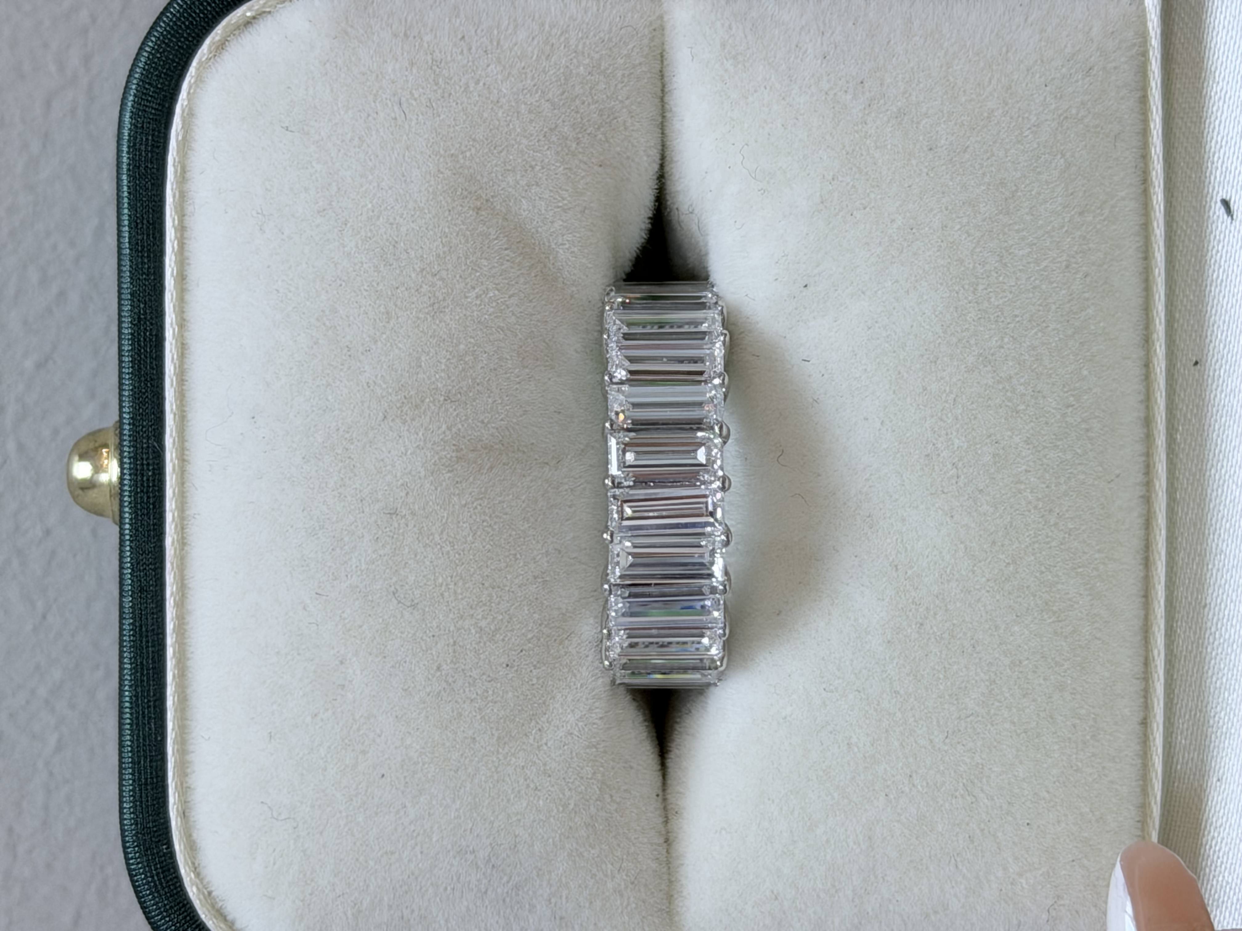 Eternity Band, 14K White Gold, stock Wb00194