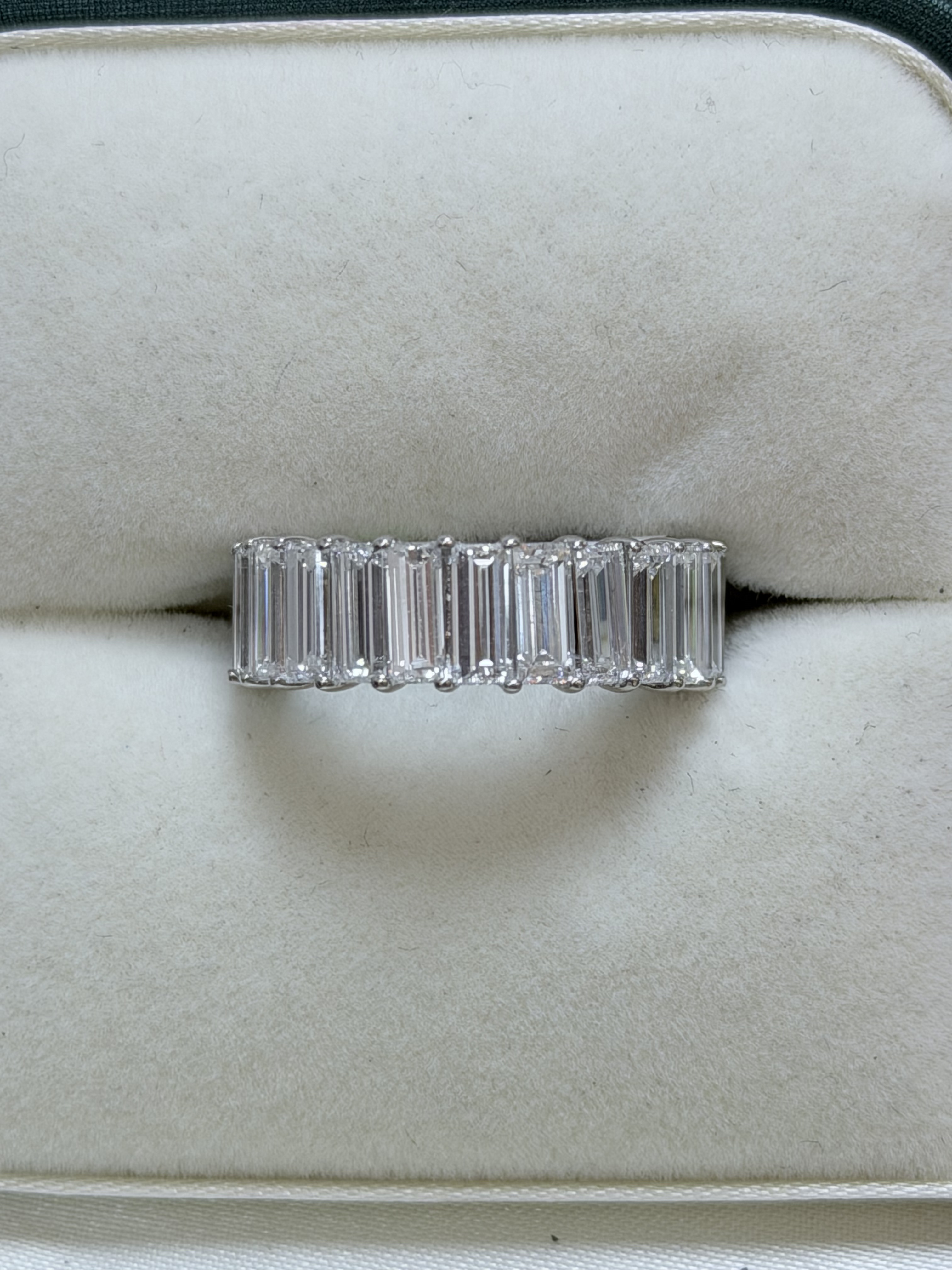 Eternity Band, 14K White Gold, stock Wb00196