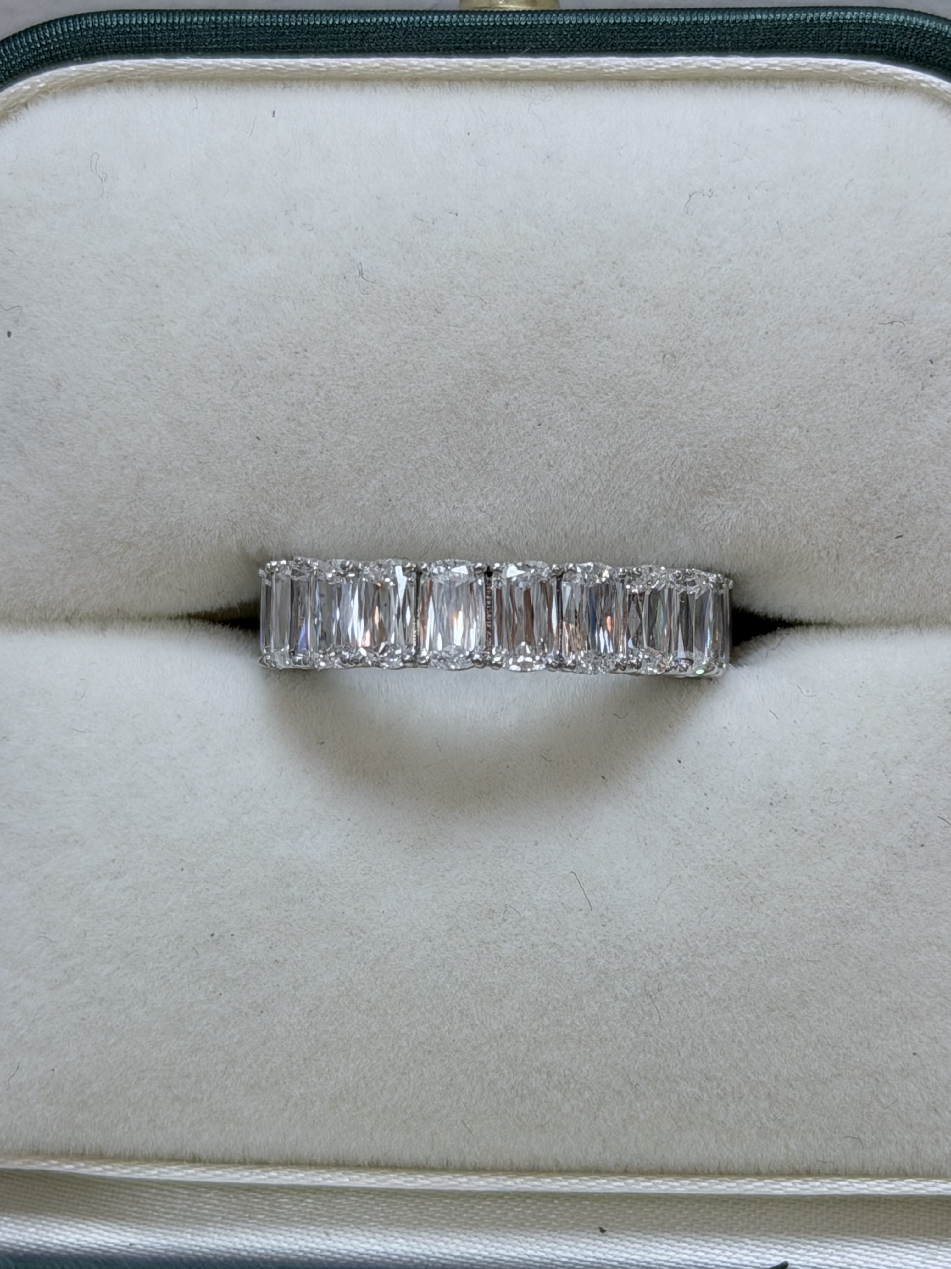 Eternity Band, 14K White Gold, stock WB00209
