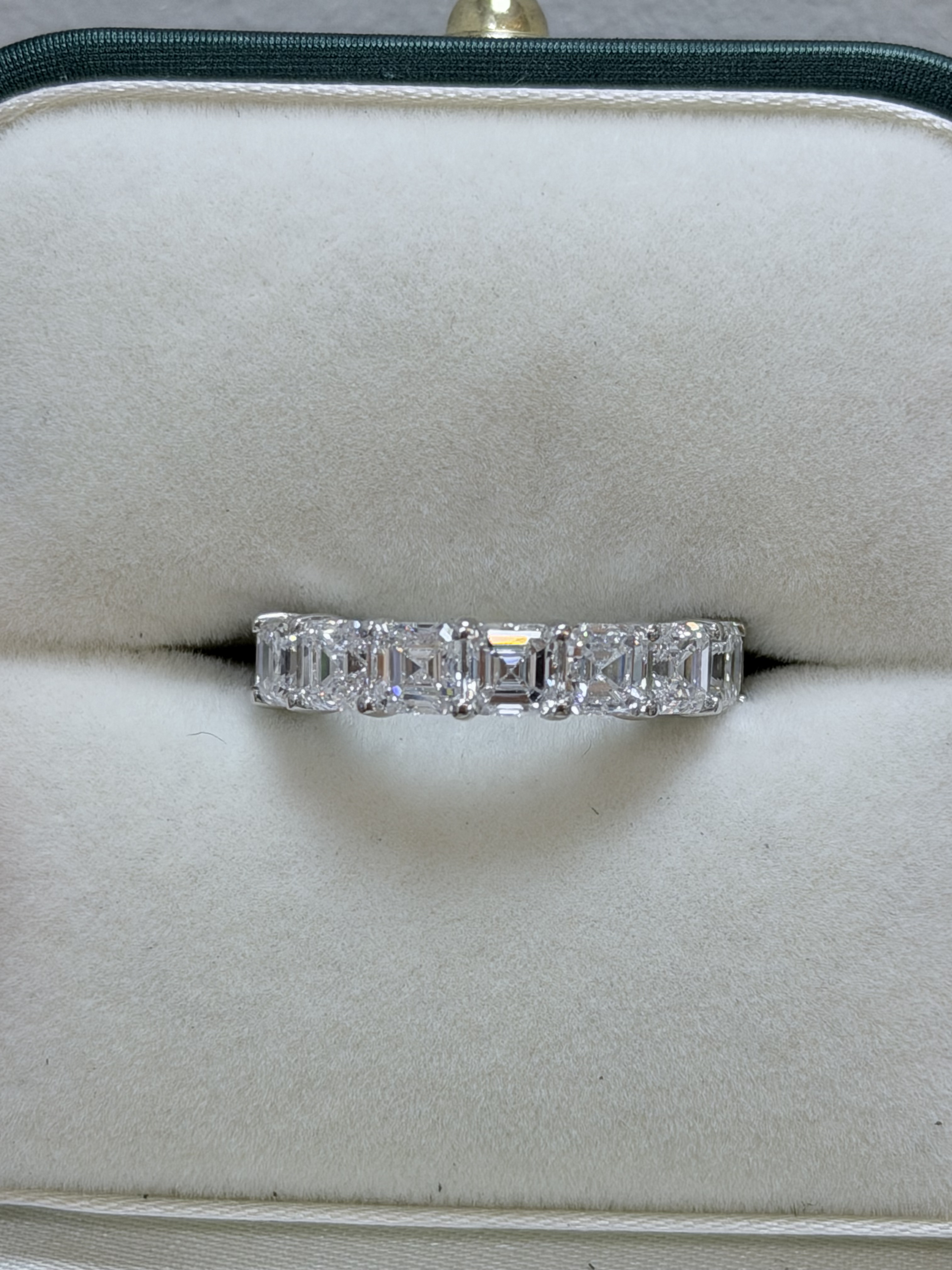 Eternity Band, 14K White Gold, stock Wb00214
