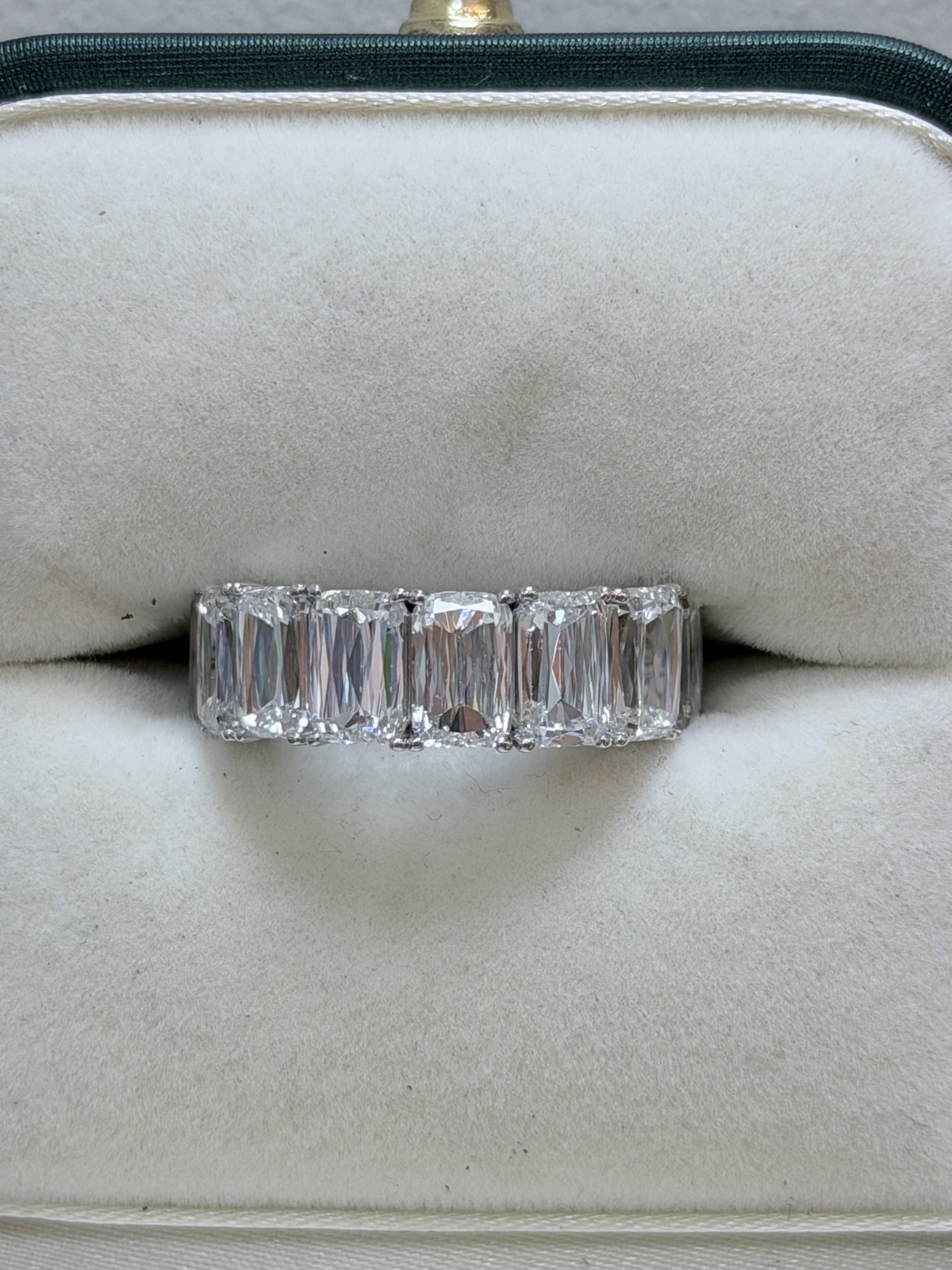 Eternity Band, 14K White Gold, stock WB00220