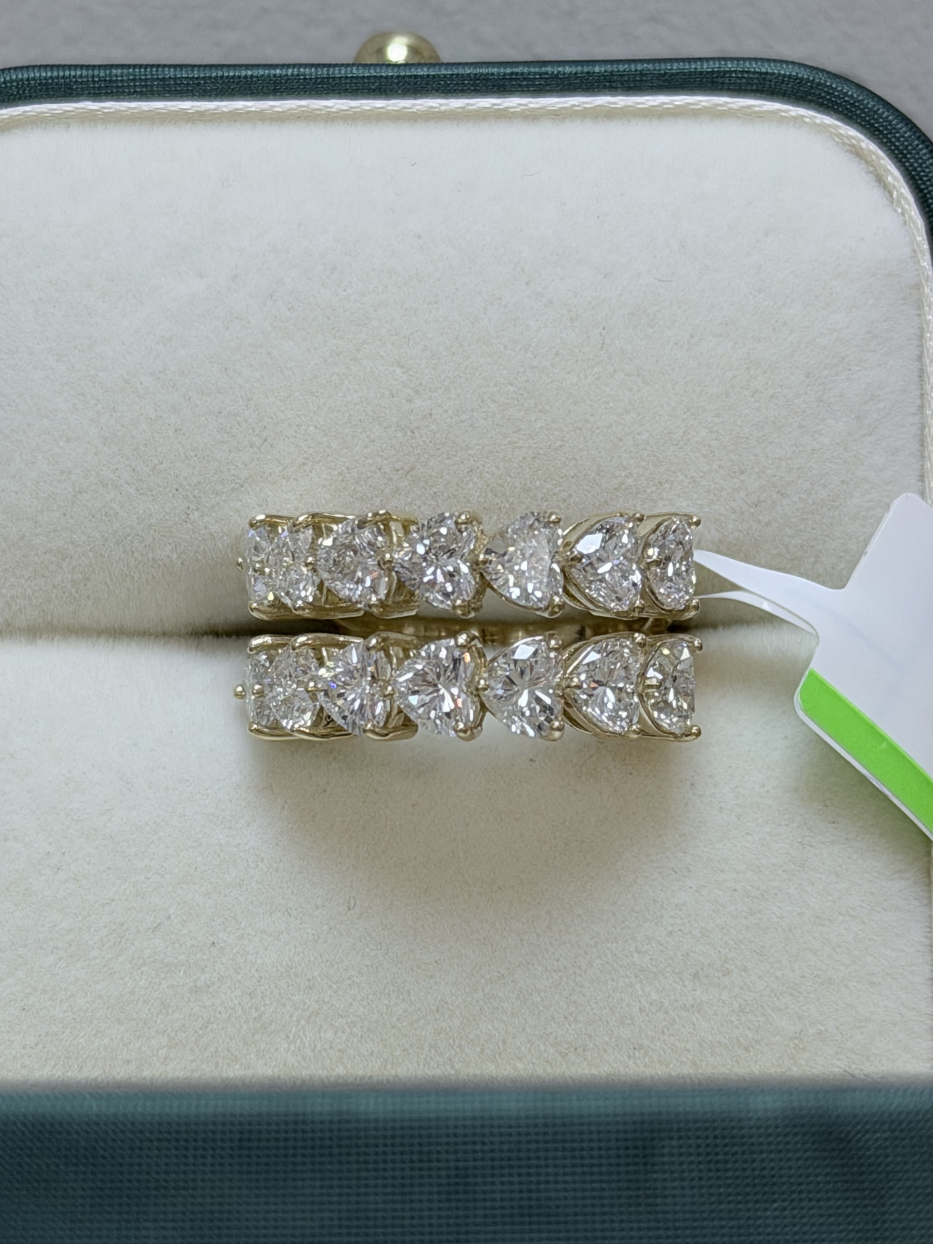 Eternity Engagement Ring, 14K Yellow Gold, stock Wb00240