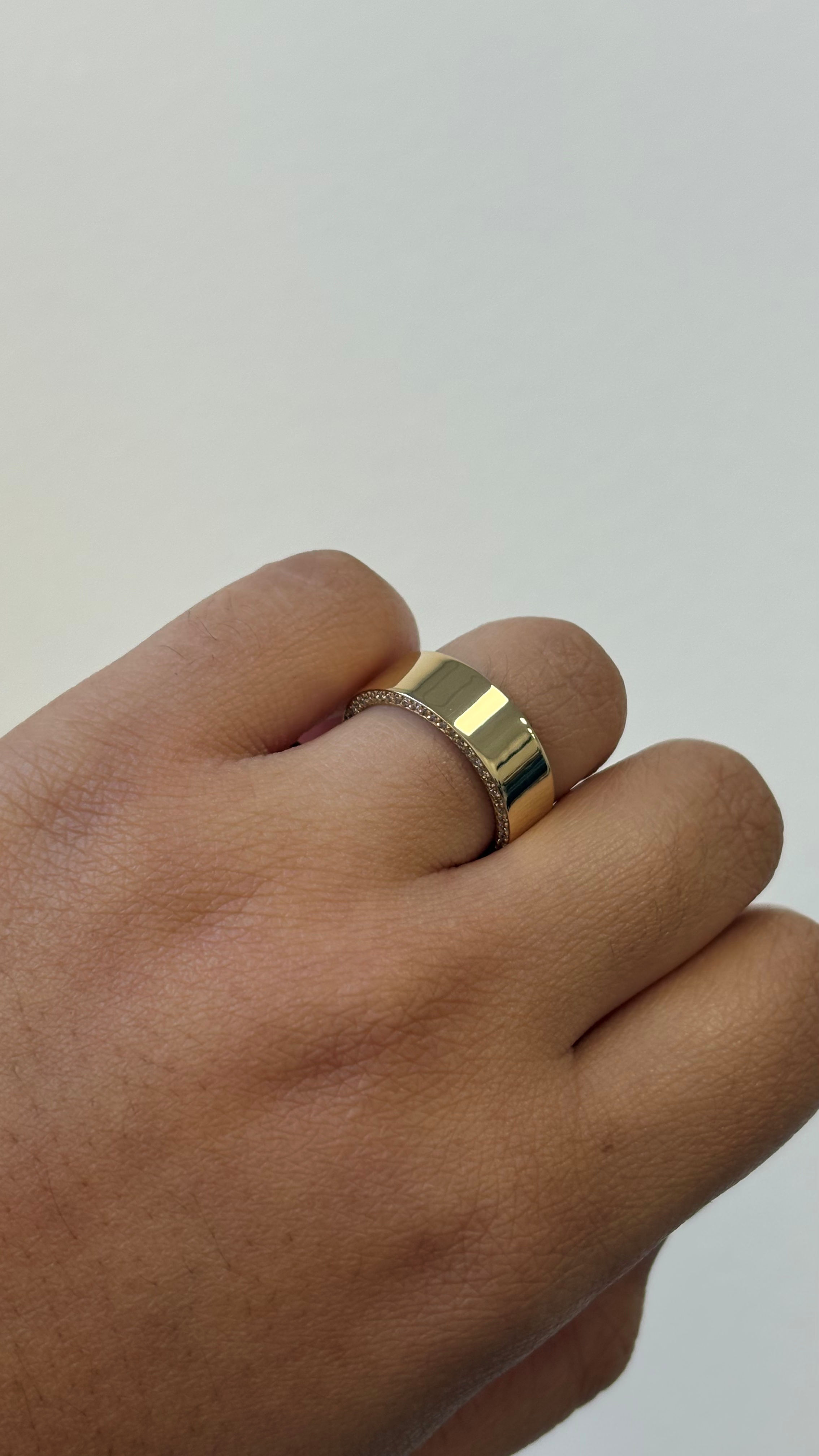 Band, 14K Yellow Gold, stock Wb00321