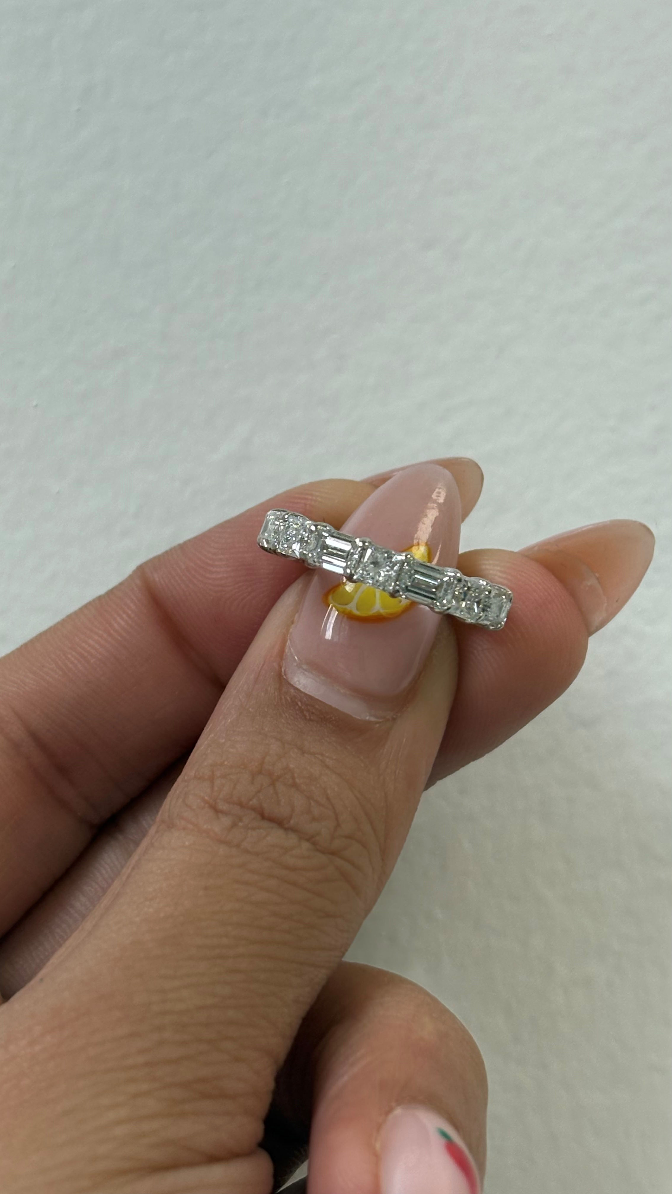 Eternity Band, 14K Yellow Gold, stock Wb00375